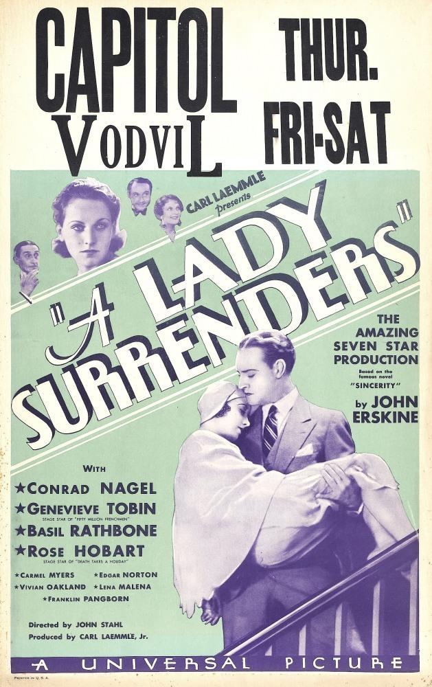 Постер фильма Lady Surrenders