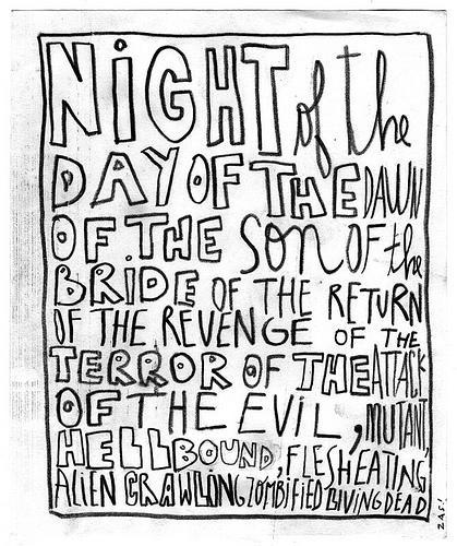 Постер фильма Night of the Day of the Dawn of the Son of the Bride of the Return of the Terror