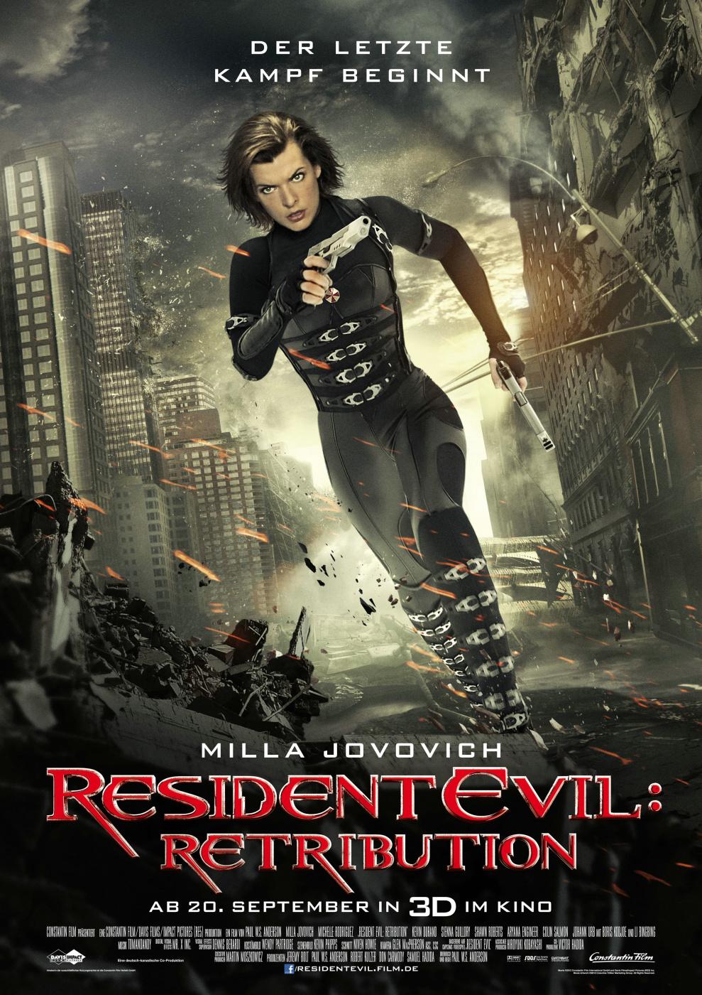 Постер фильма Обитель зла: Возмездие | Resident Evil: Retribution