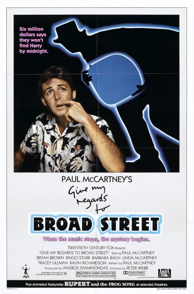 Постер фильма Передайте привет с Брод-стрит | Give My Regards to Broad Street