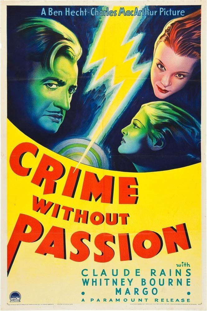 Постер фильма Crime Without Passion