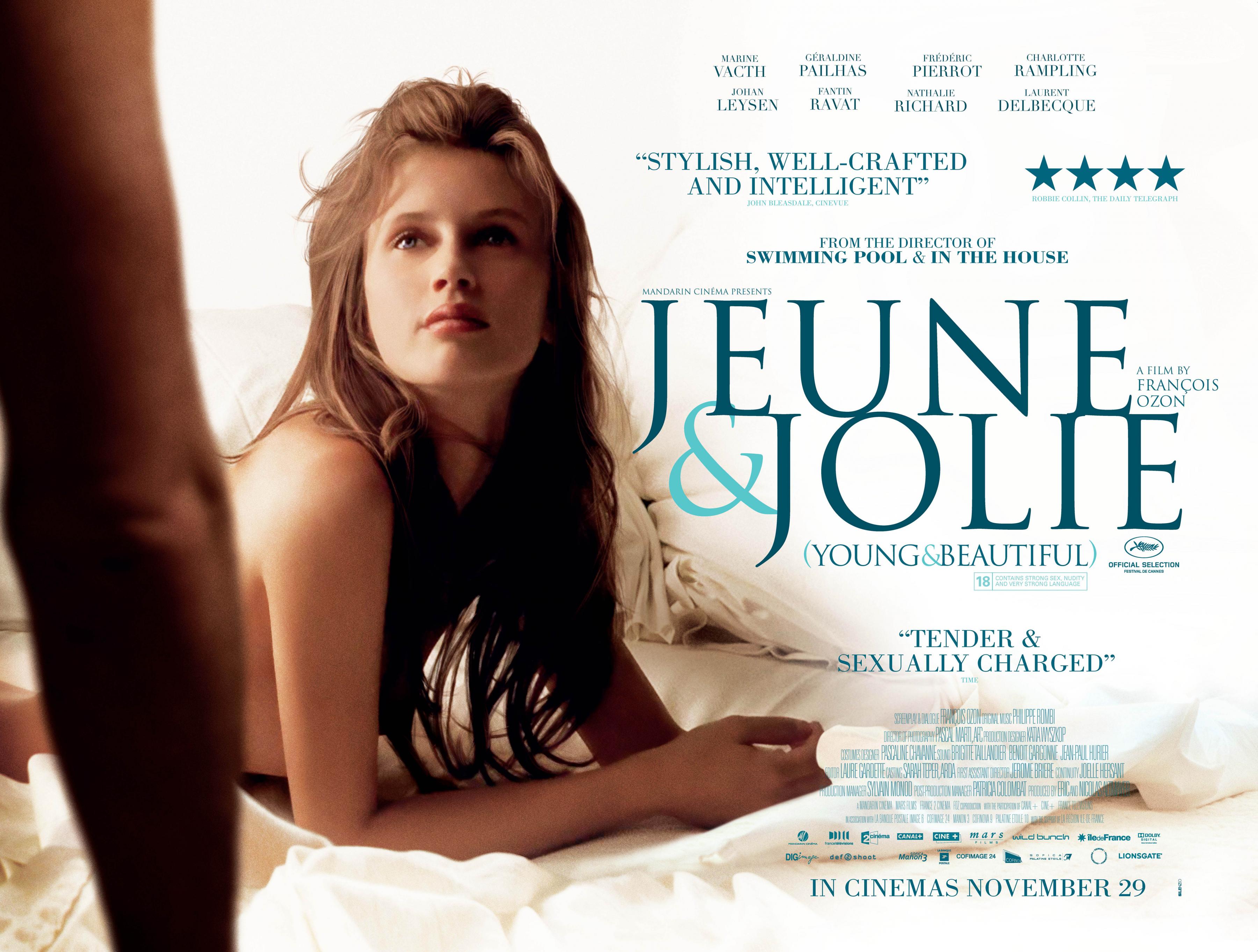 Постер фильма Молода и прекрасна Jeune & jolie. 