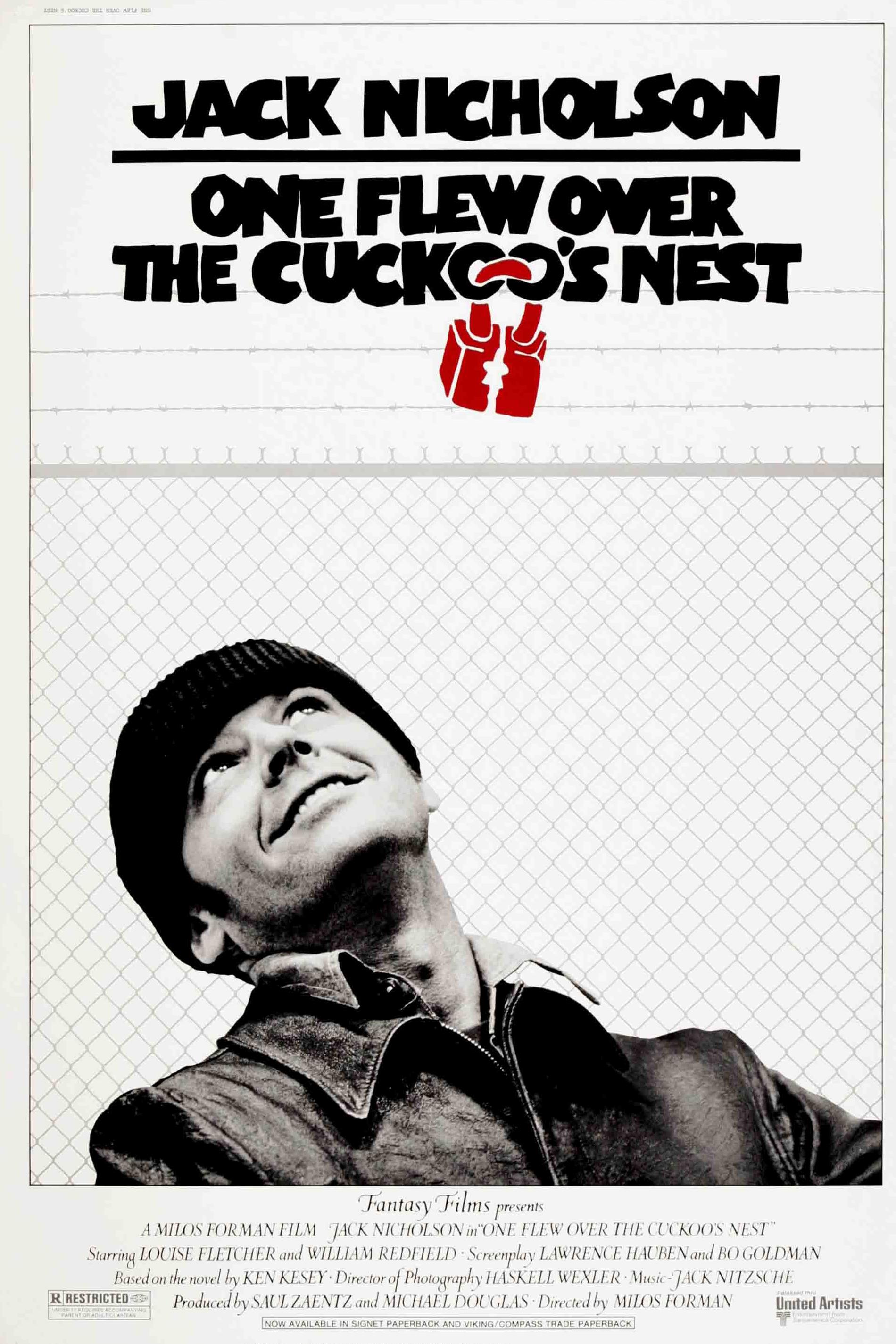 Постер фильма Пролетая над гнездом кукушки | One Flew Over the Cuckoo's Nest