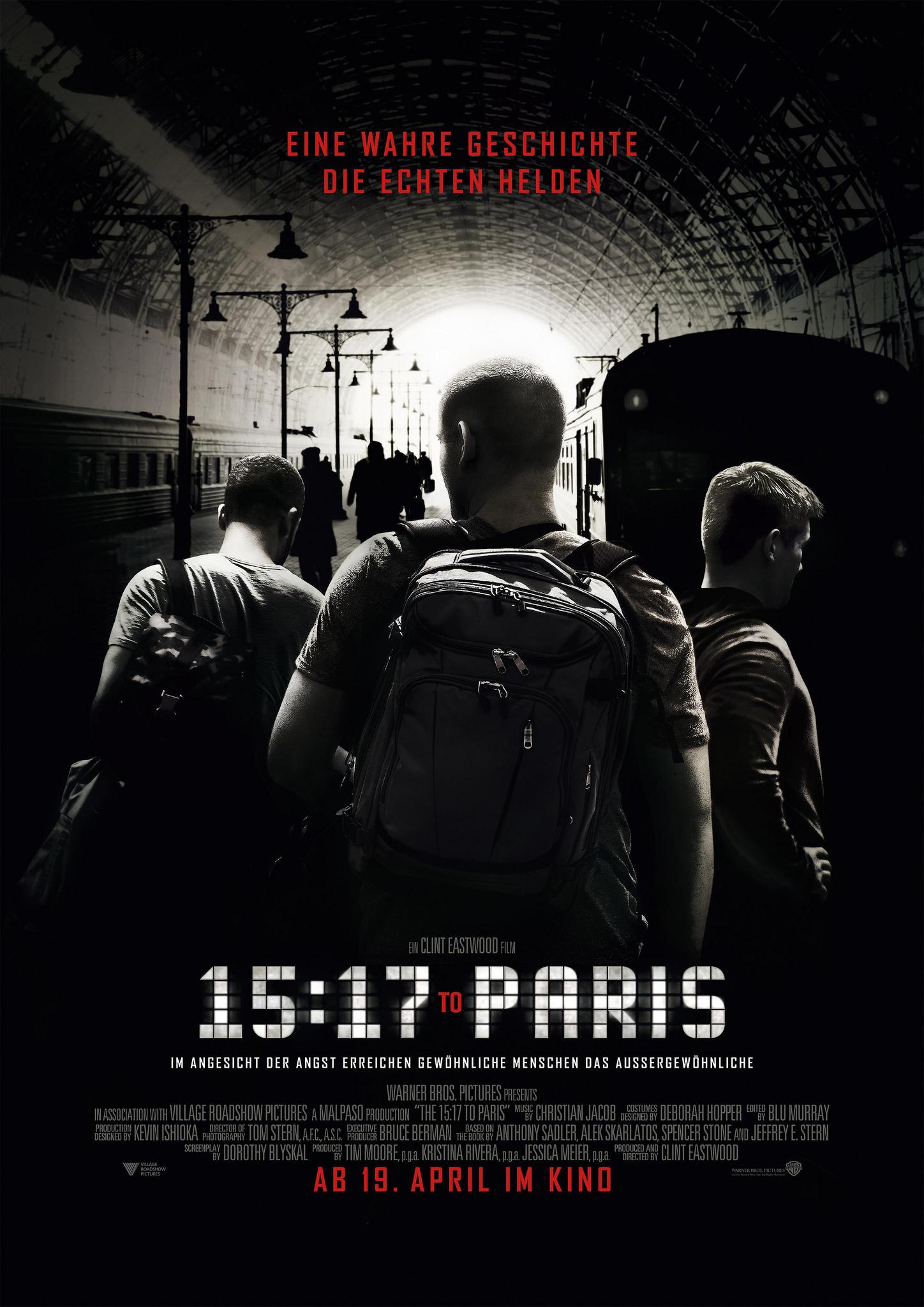 Постер фильма Поезд на Париж | The 15:17 to Paris 