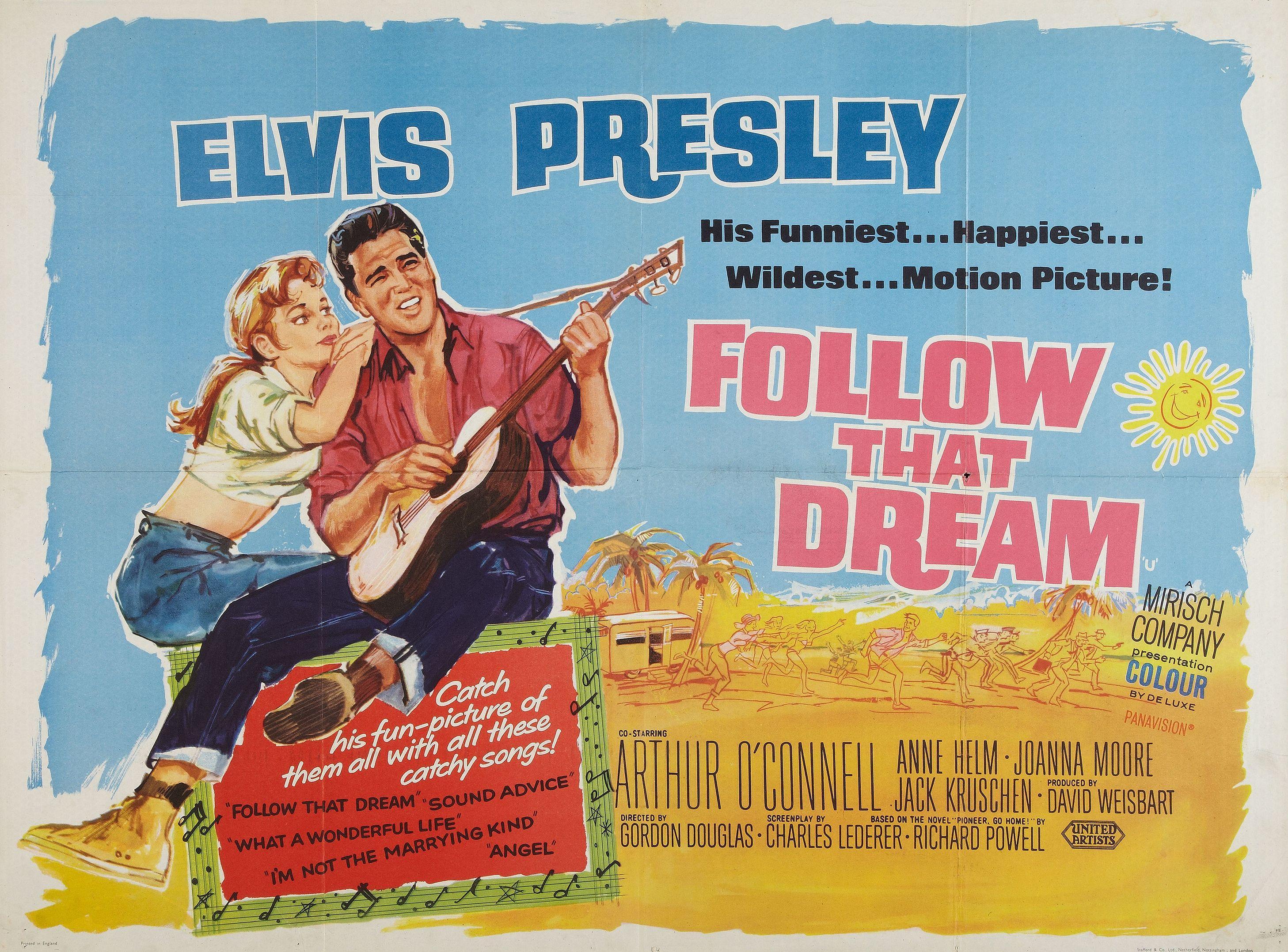 Постер фильма Следуй за мечтой | Follow That Dream