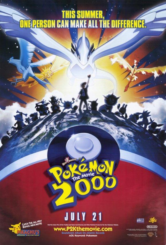 Постер фильма Покемон: Появление призрачного покемона Лугии | Pokémon: The Movie 2000