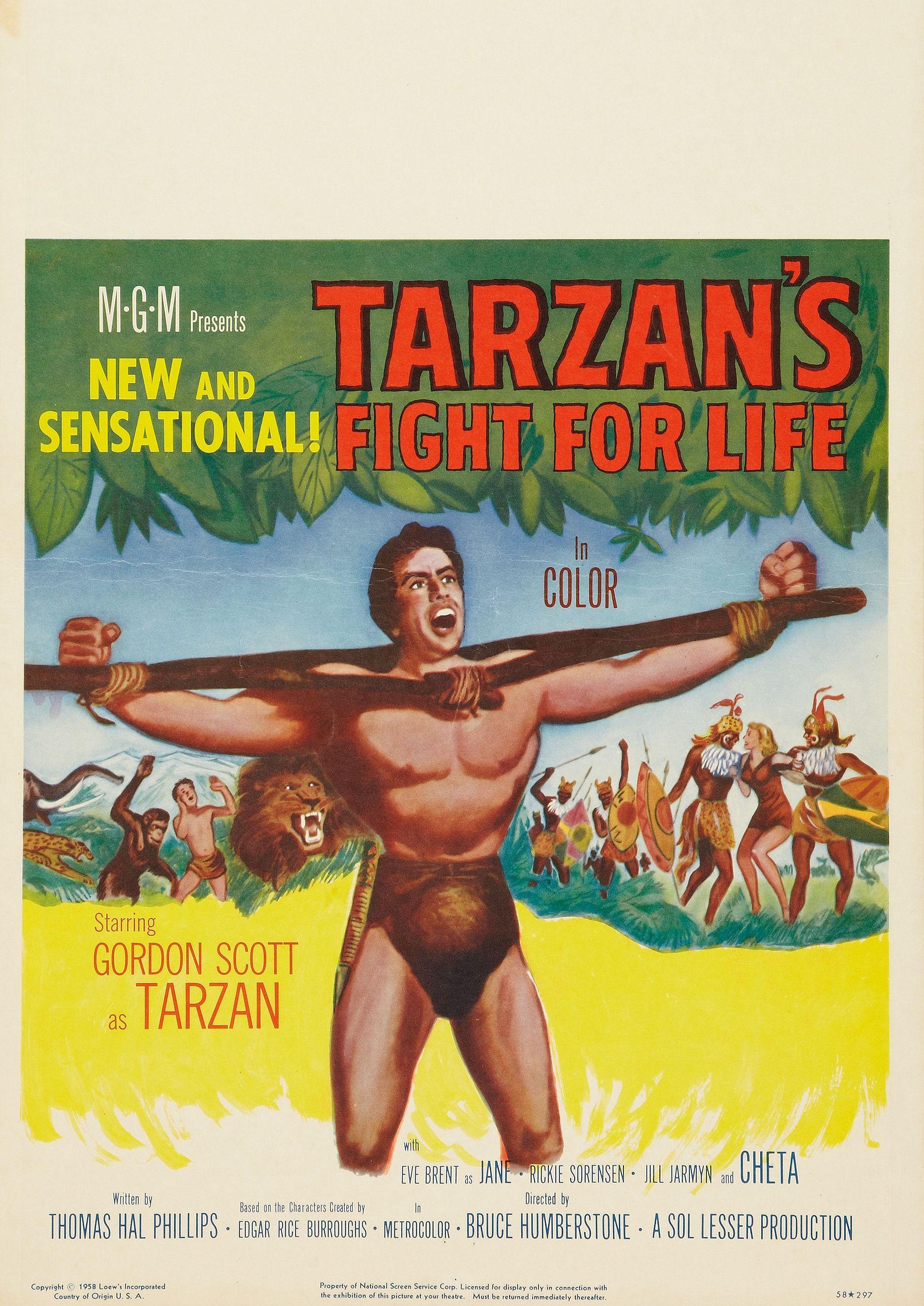 Постер фильма Tarzan's Fight for Life
