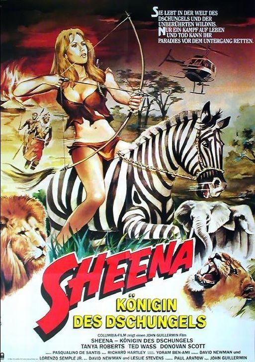 Постер фильма Шина - Королева Джунглей | Sheena