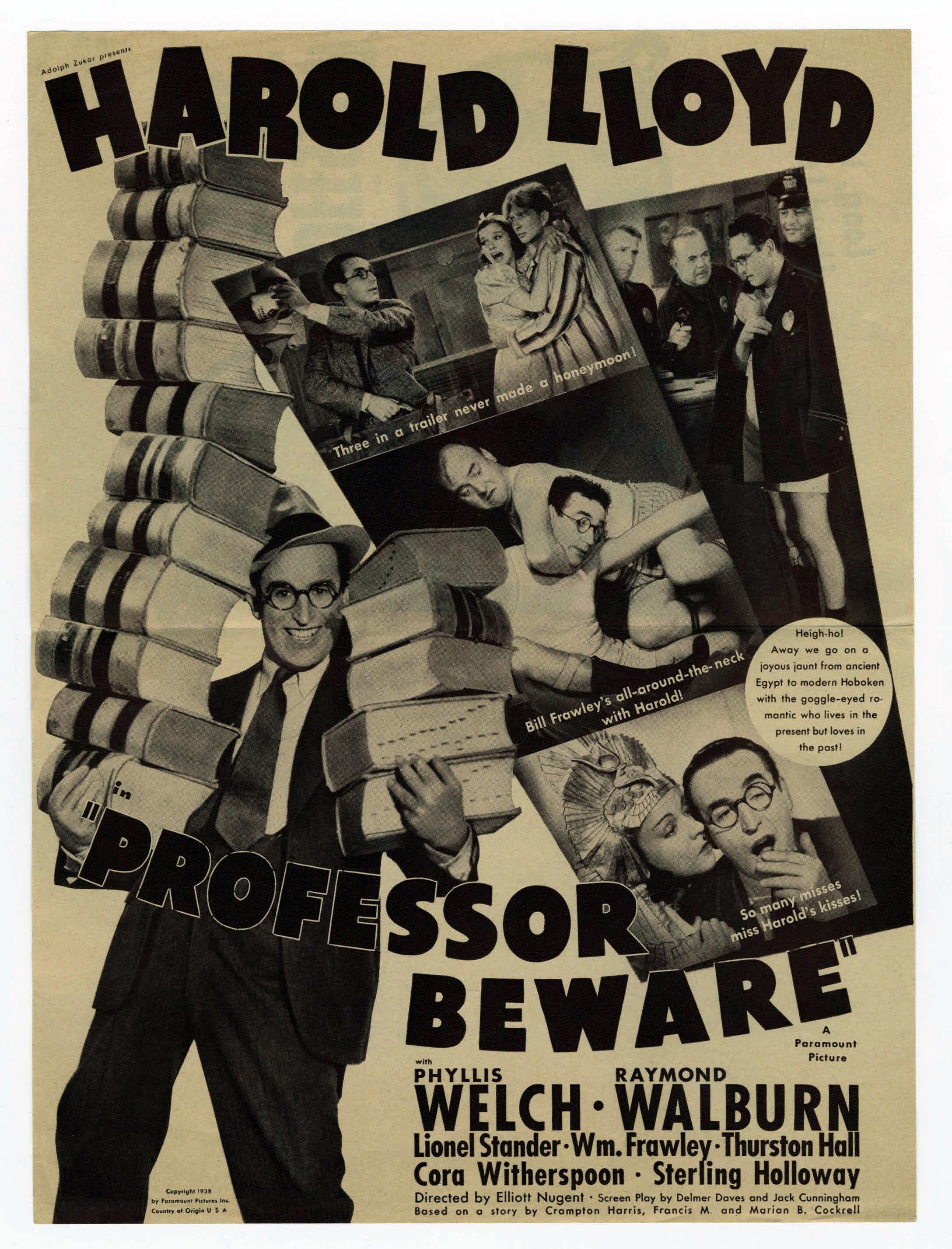 Постер фильма Профессор, остерегайся | Professor Beware