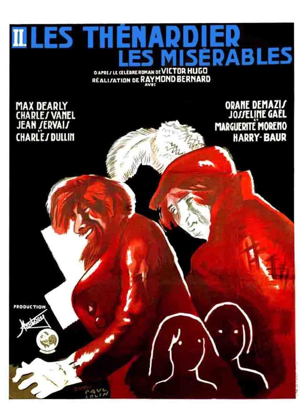Постер фильма Les misérables