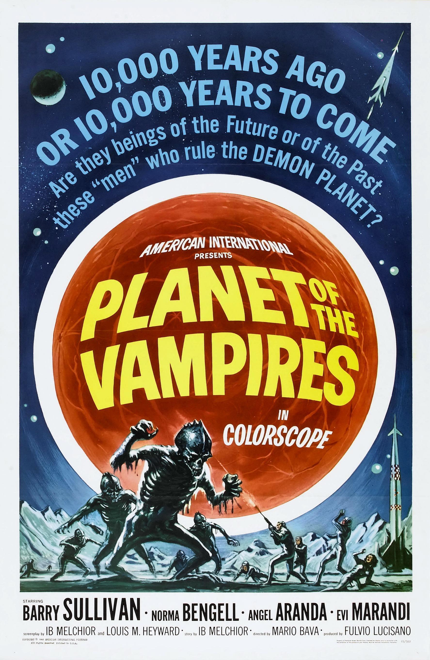 Постер фильма Планета вампиров | Terrore nello spazio