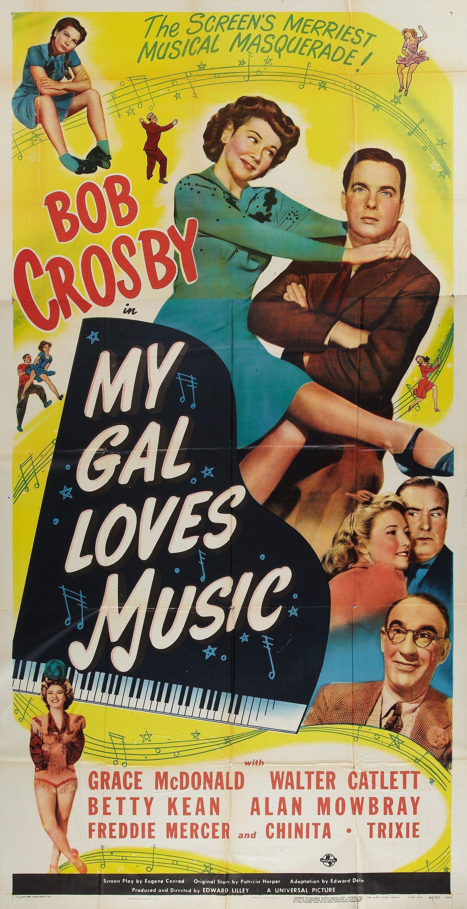 Постер фильма My Gal Loves Music
