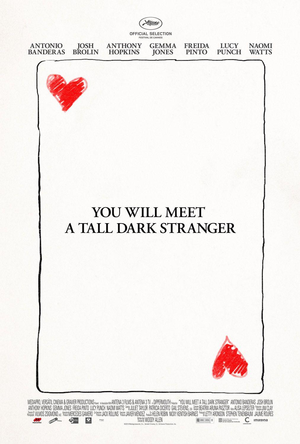 Постер фильма Ты встретишь таинственного незнакомца | You Will Meet a Tall Dark Stranger