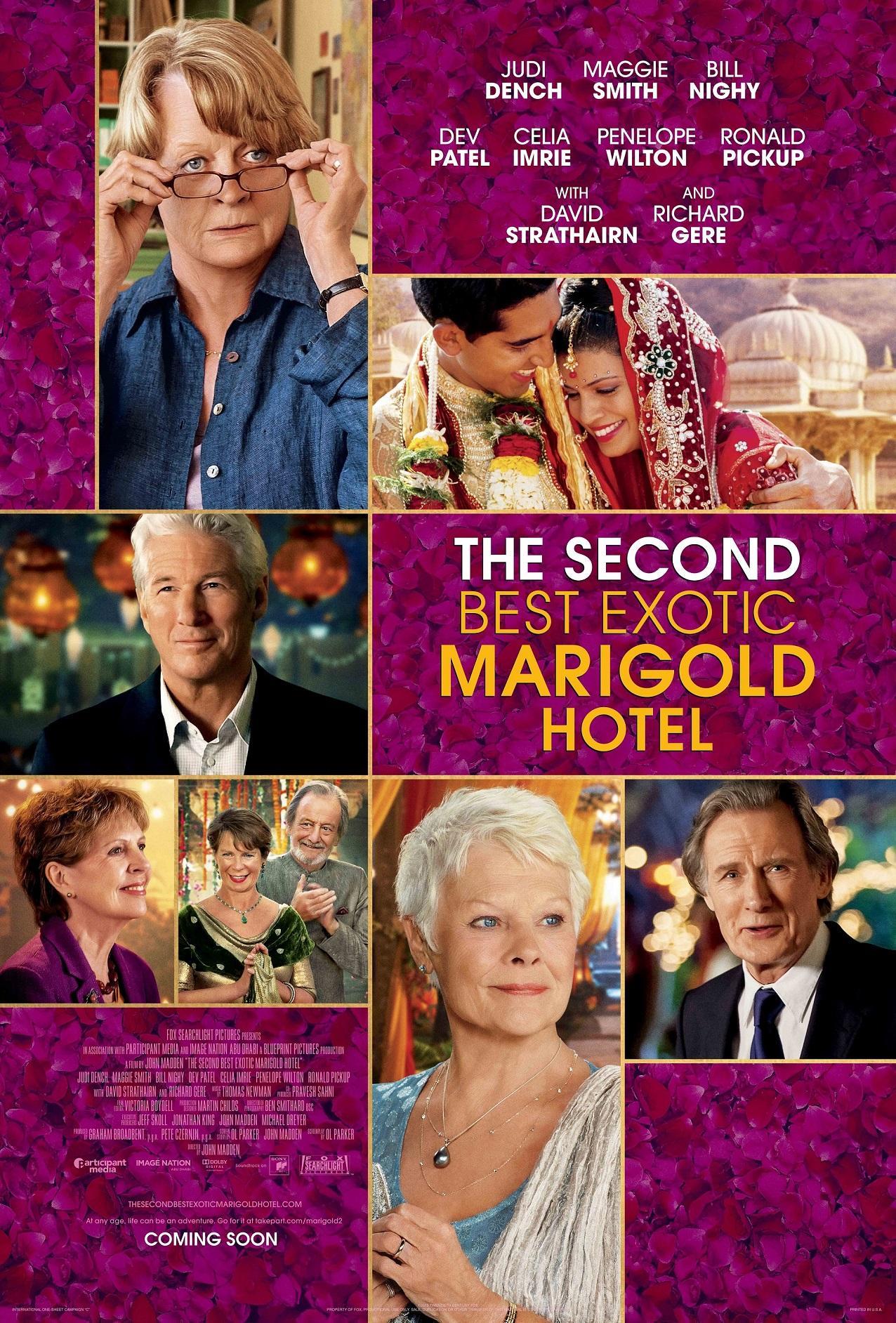 Постер фильма Отель «Мэриголд». Заселение продолжается | Second Best Exotic Marigold Hotel