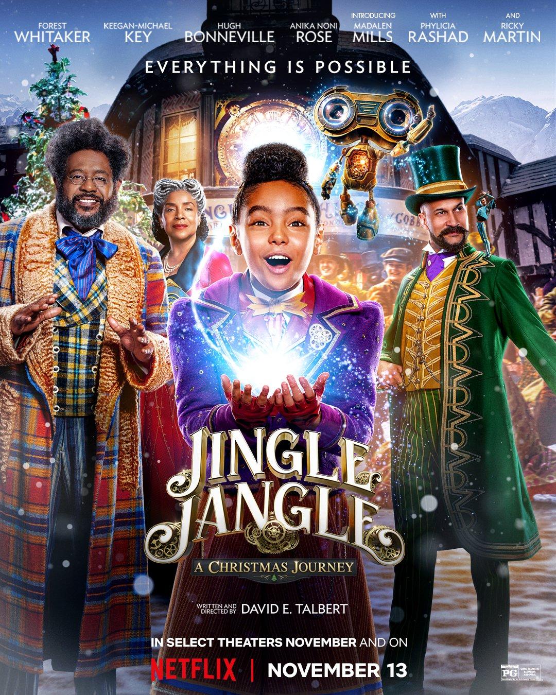 Постер фильма Мистер Джангл и рождественское путешествие | Jingle Jangle: A Christmas Journey