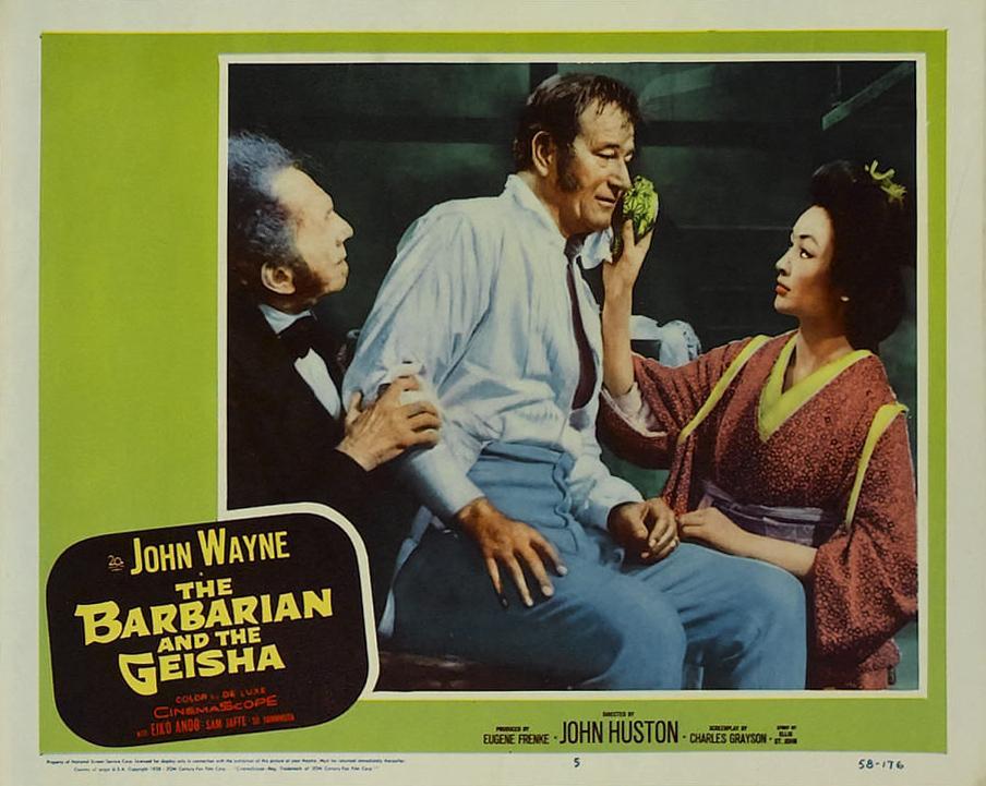 Постер фильма Варвар и гейша | Barbarian and the Geisha