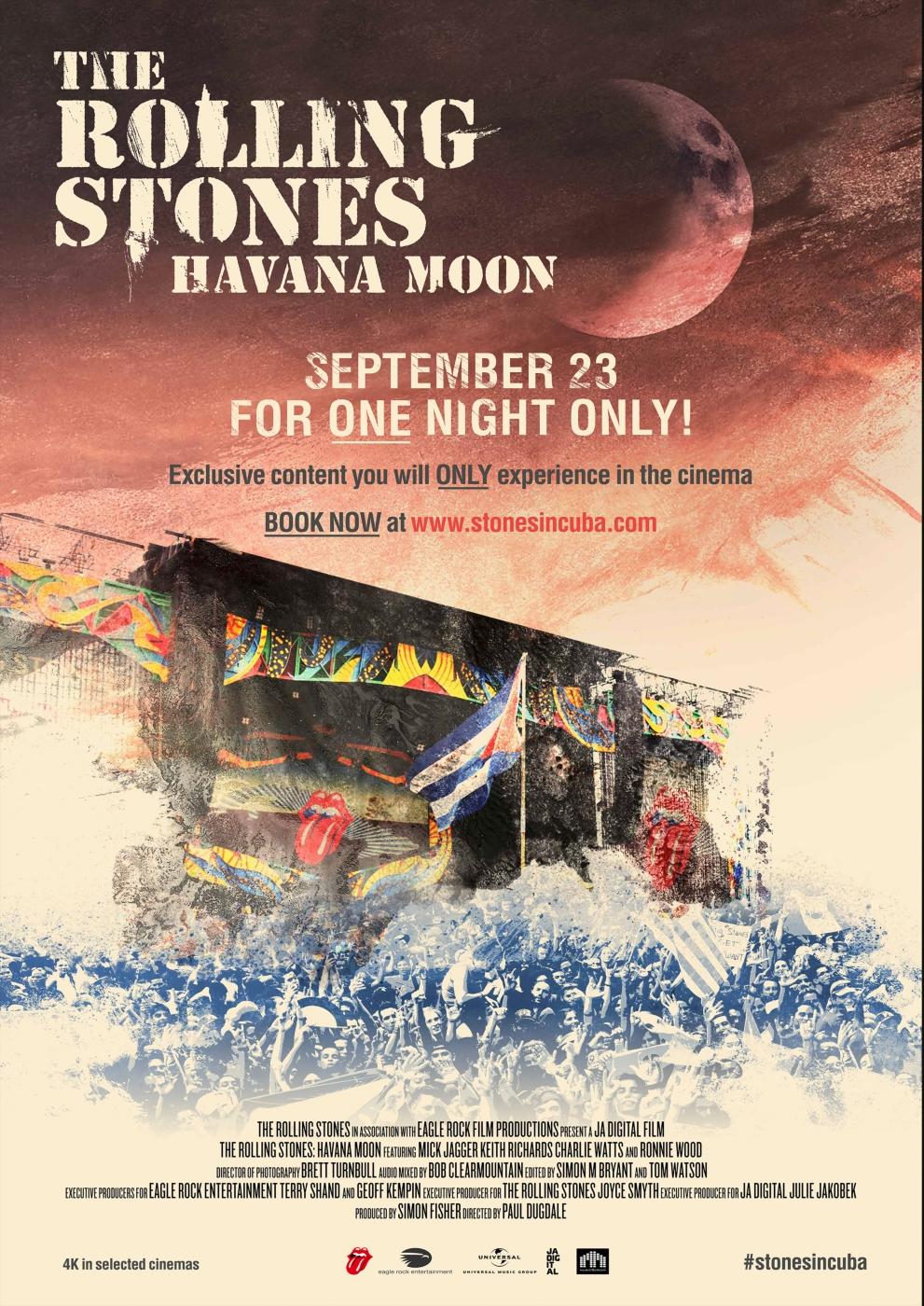 Постер фильма Rolling Stones: Лунная Гавана | Rolling Stones Havana Moon