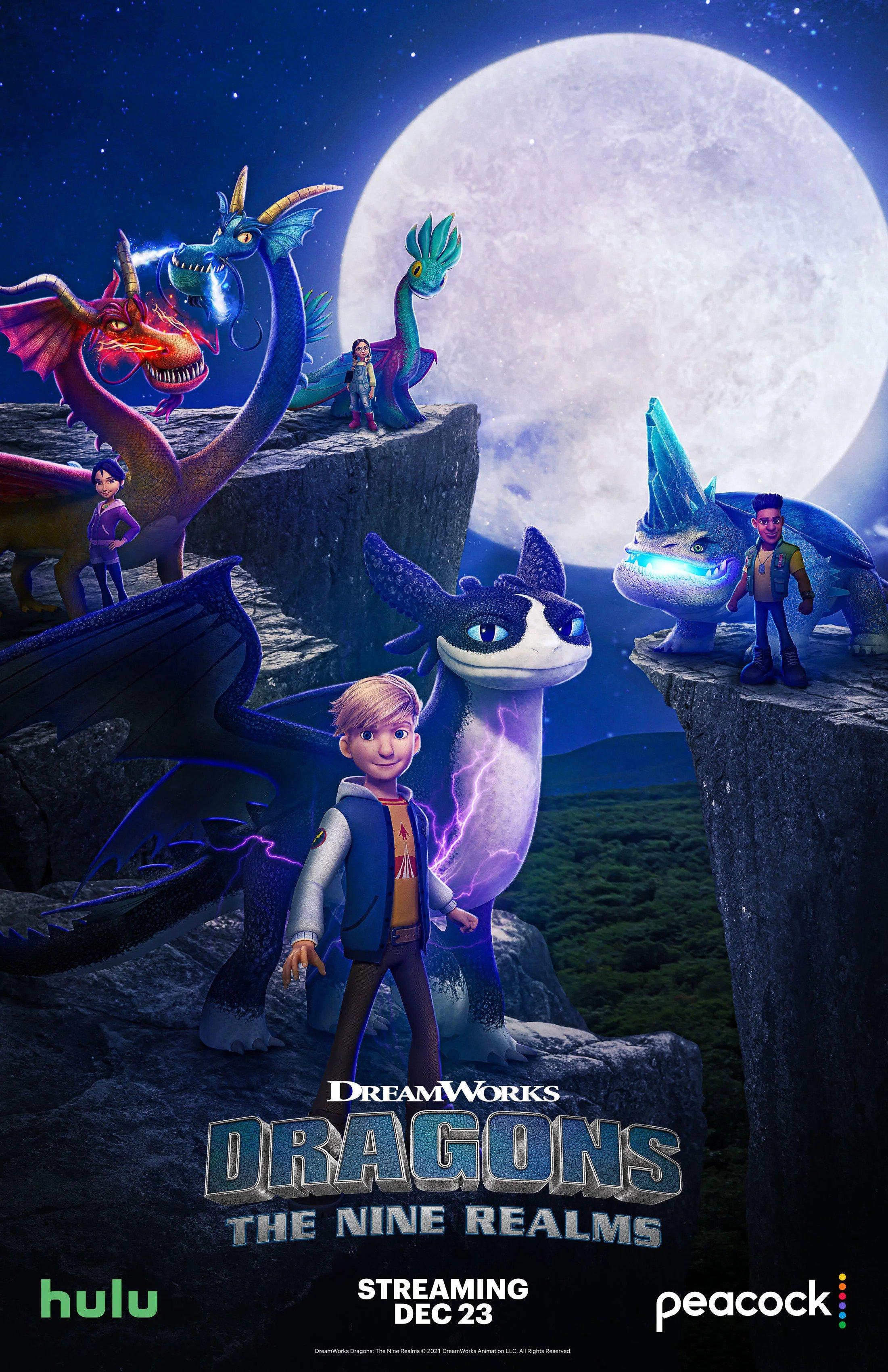 Постер фильма Драконы: Девять миров | Dragons: The Nine Realms