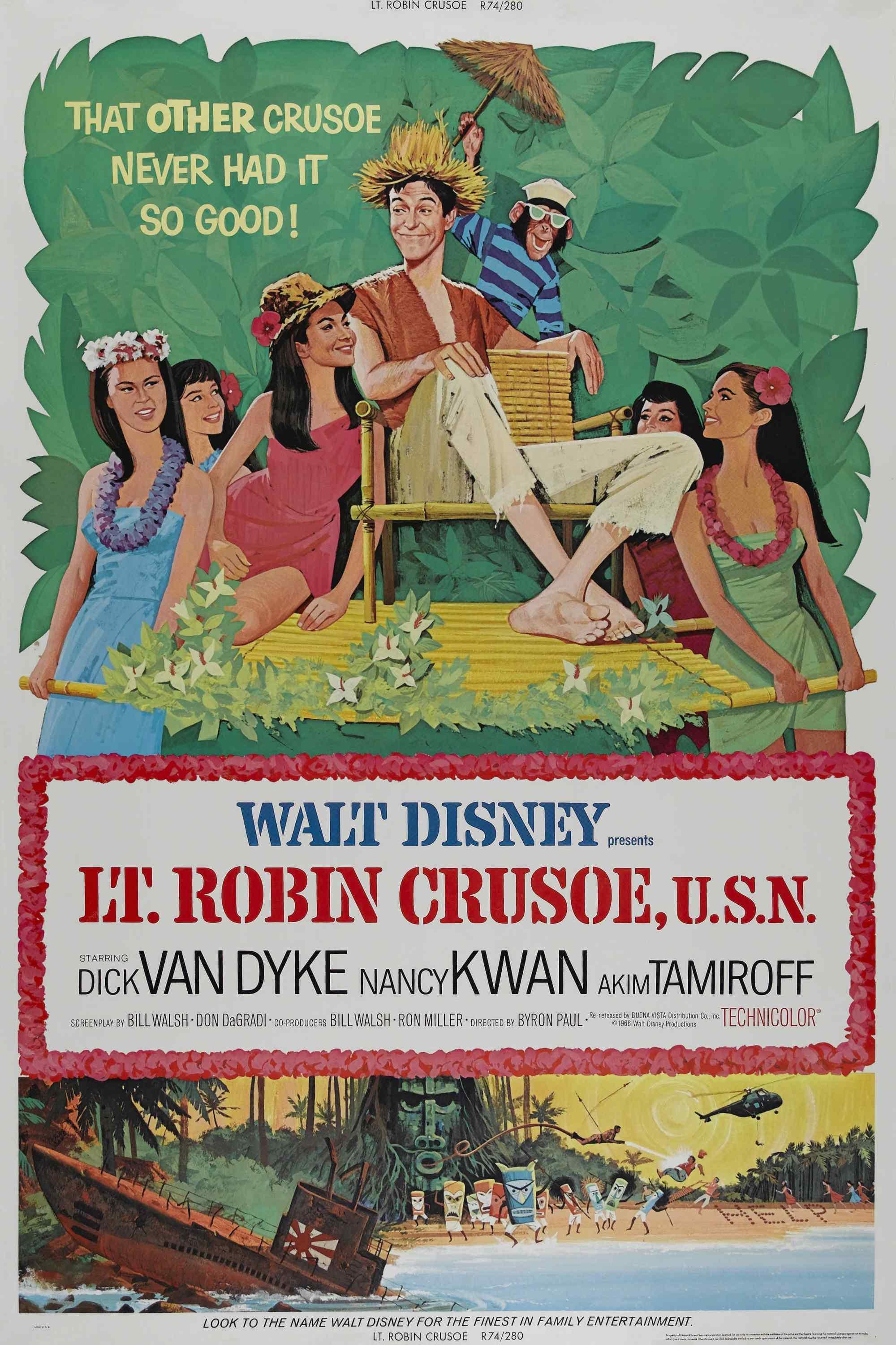 Постер фильма Lt. Robin Crusoe, U.S.N.