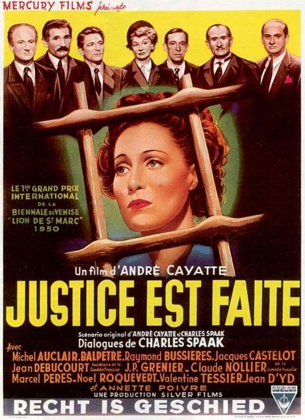 Постер фильма Правосудие свершилось | Justice est faite