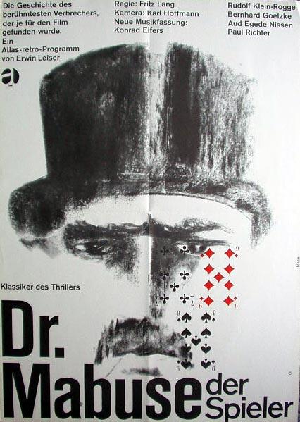 Постер фильма Доктор Мабузе, Игрок | Dr. Mabuse, der Spieler