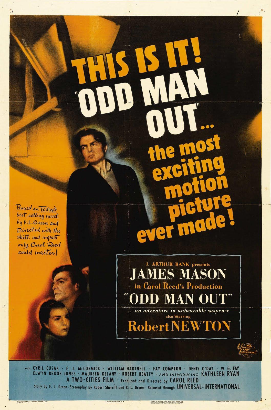 Постер фильма Выбывший из игры | Odd Man Out