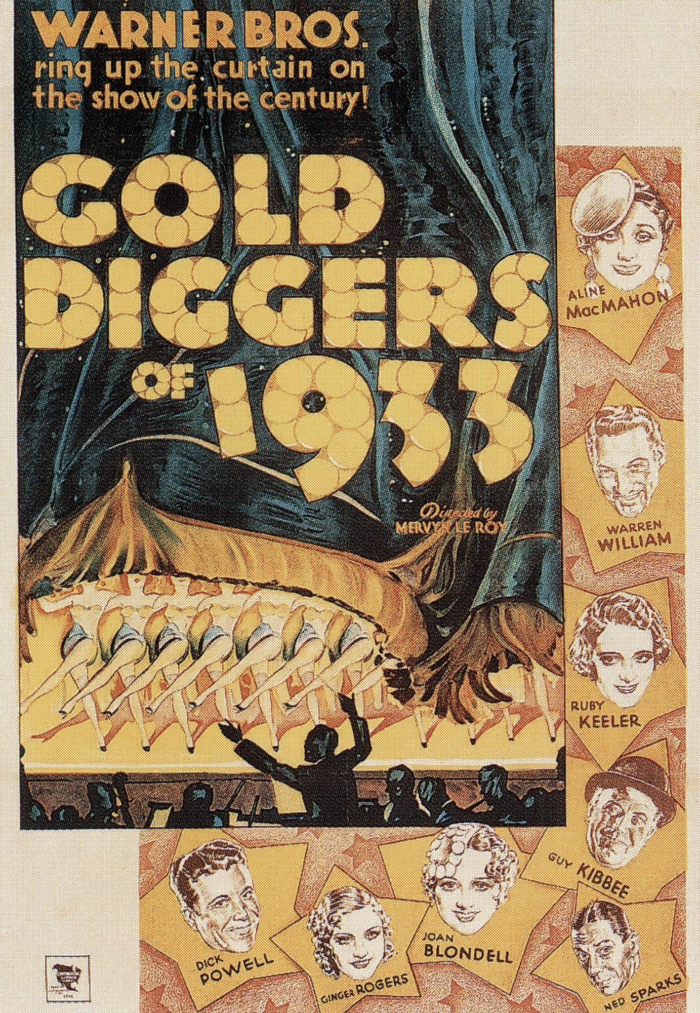 Постер фильма Золотоискатели 1933-го года | Gold Diggers of 1933