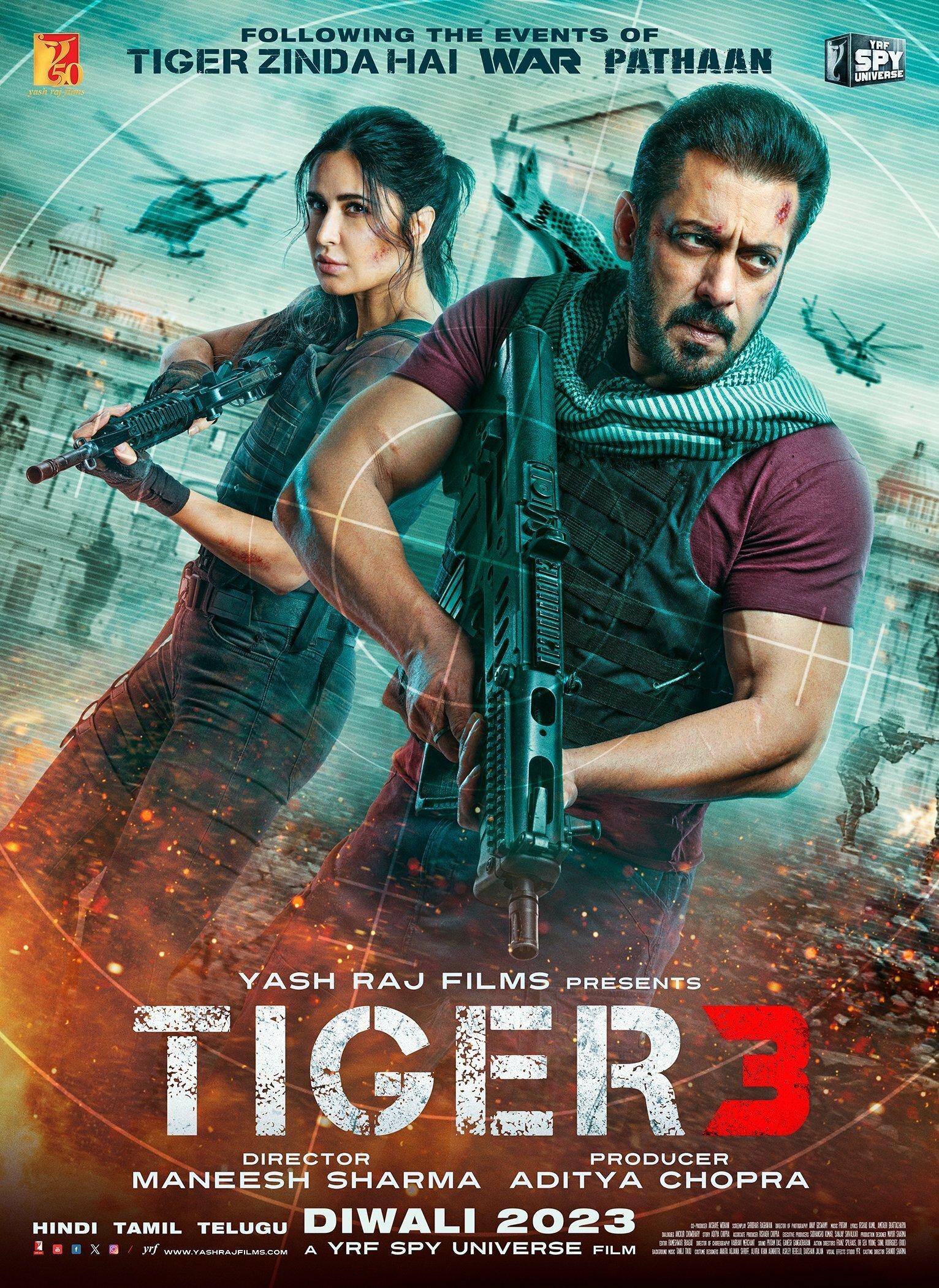 Постер фильма Тигр 3 | Tiger 3