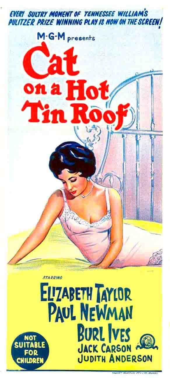 Постер фильма Кошка на раскаленной крыше | Cat on a Hot Tin Roof