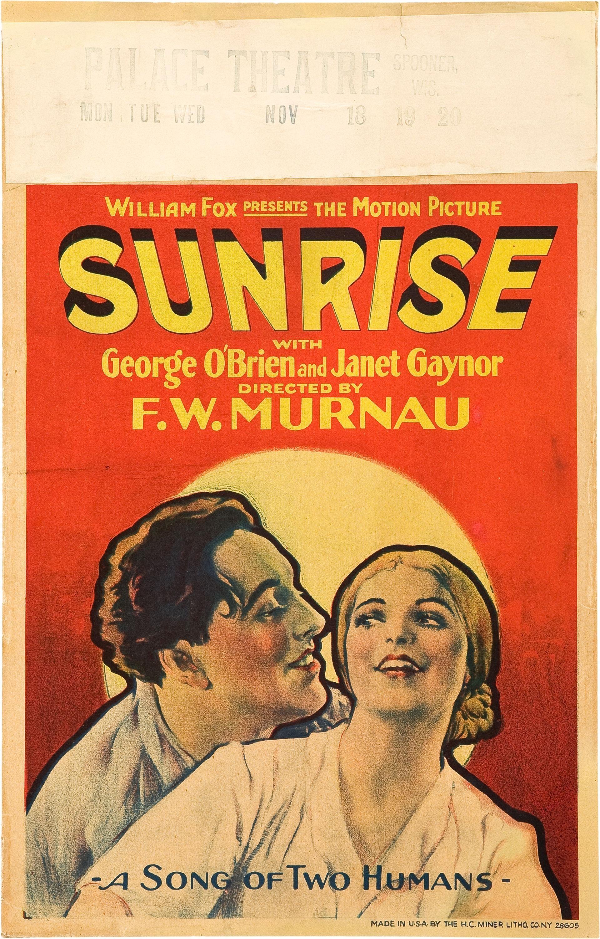 Постер фильма Восход солнца | Sunrise: A Song of Two Humans