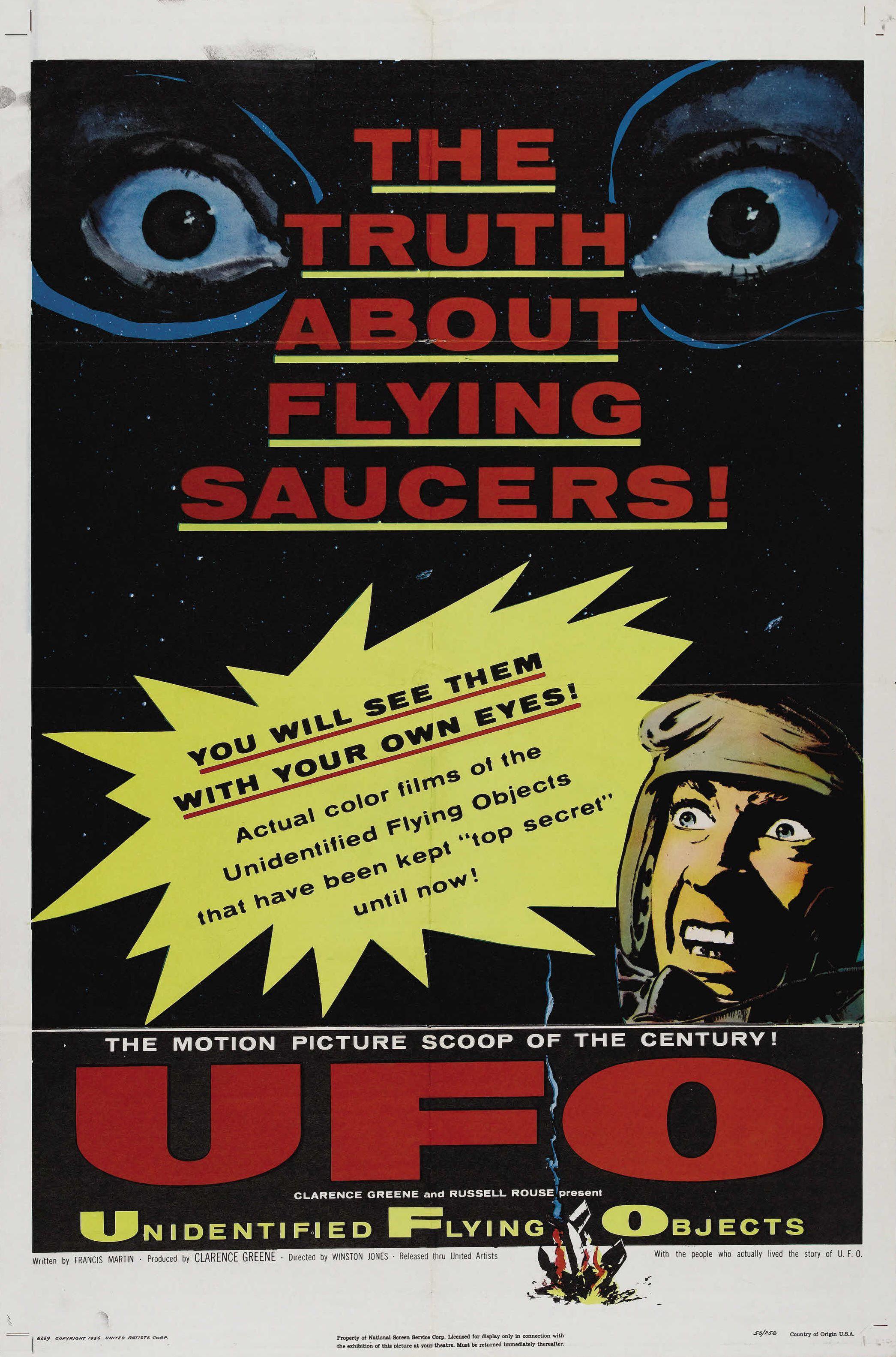 Постер фильма Unidentified Flying Objects: The True Story of Flying Saucers