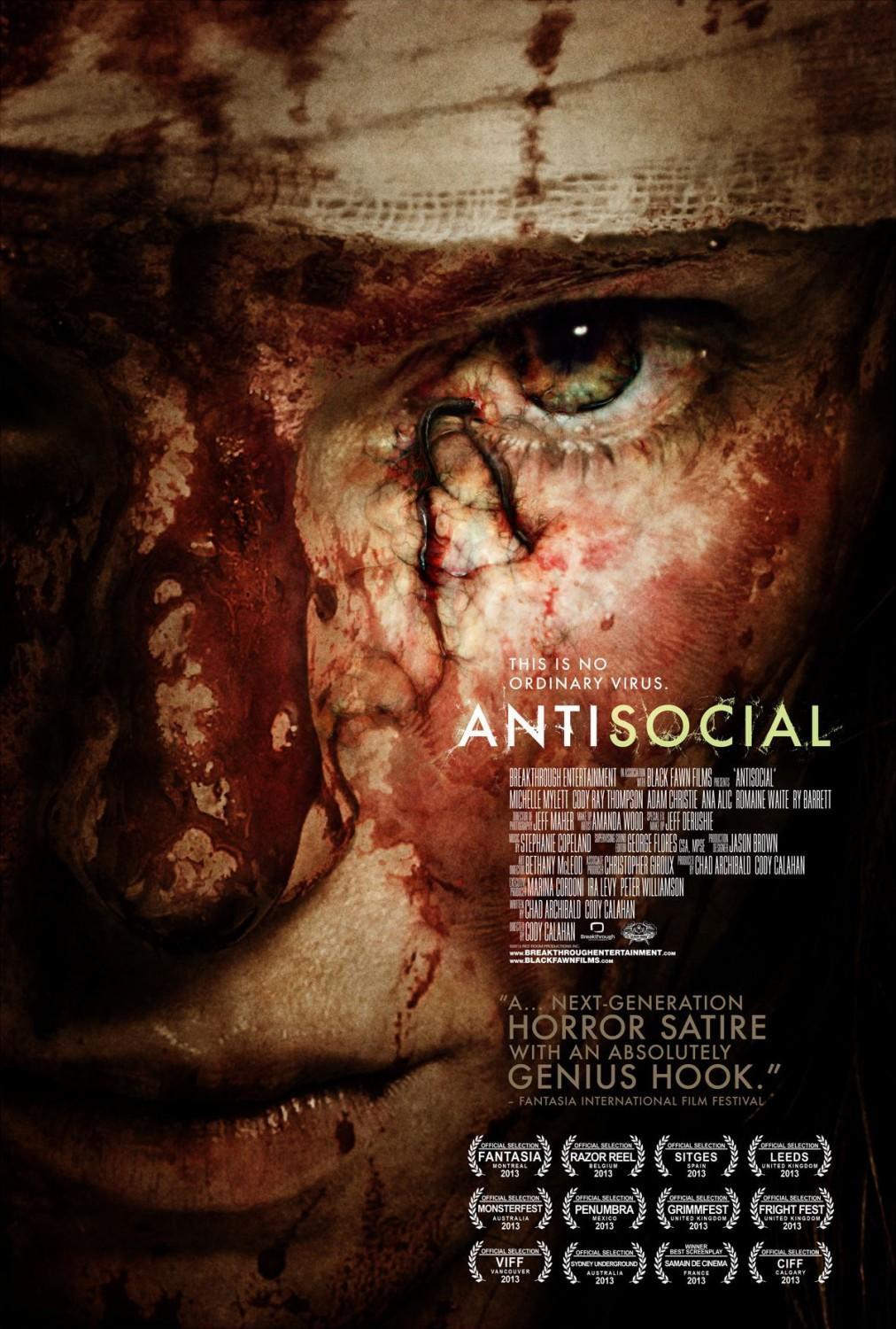 Постер фильма Антисоциальный | Antisocial