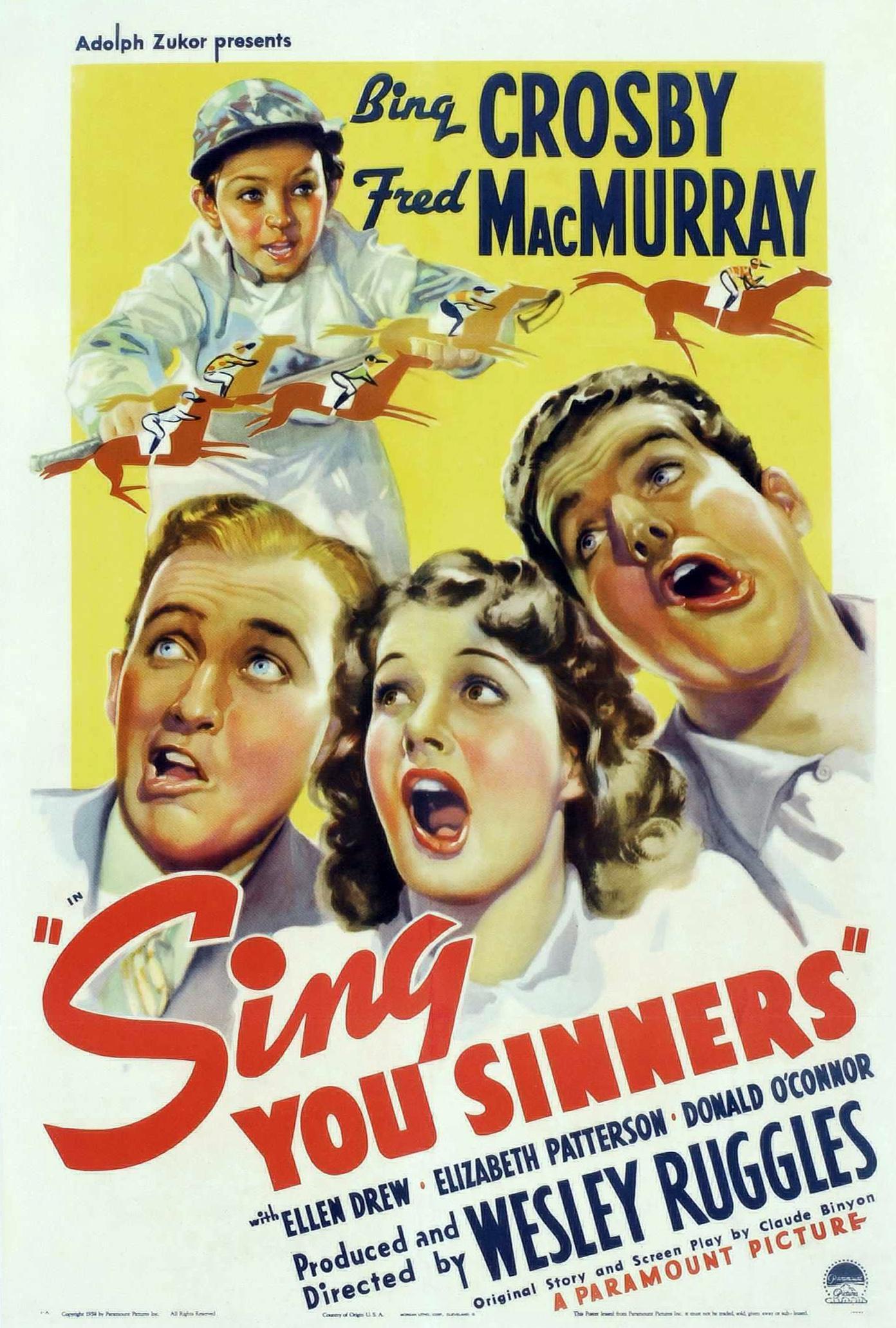 Постер фильма Sing, You Sinners