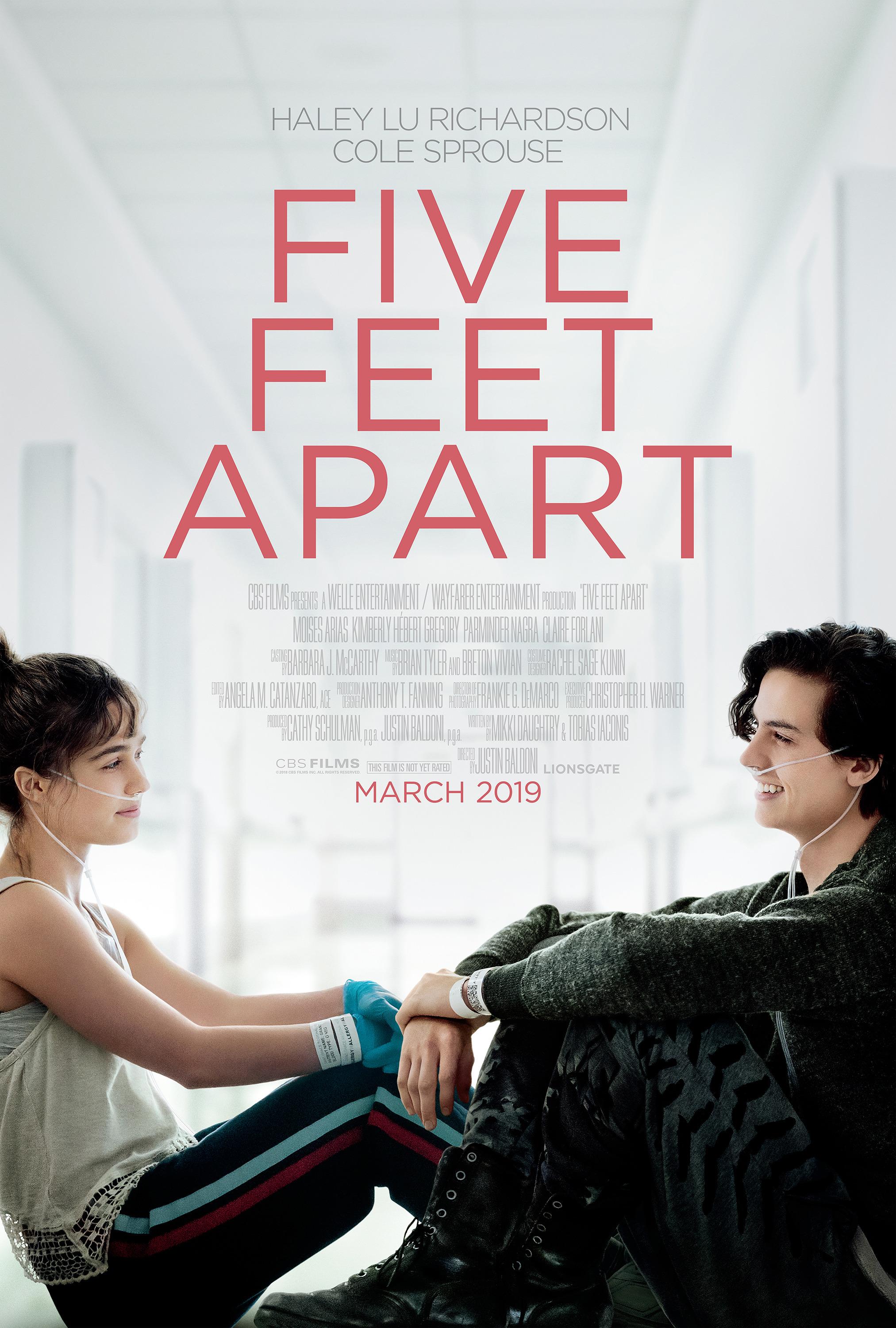 Постер фильма В метре друг от друга | Five Feet Apart 