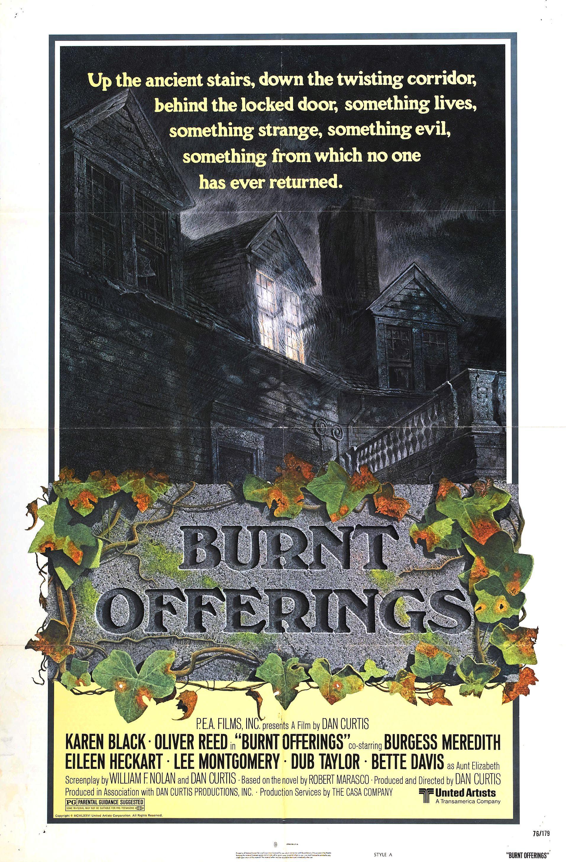 Постер фильма Сожженые приношения | Burnt Offerings