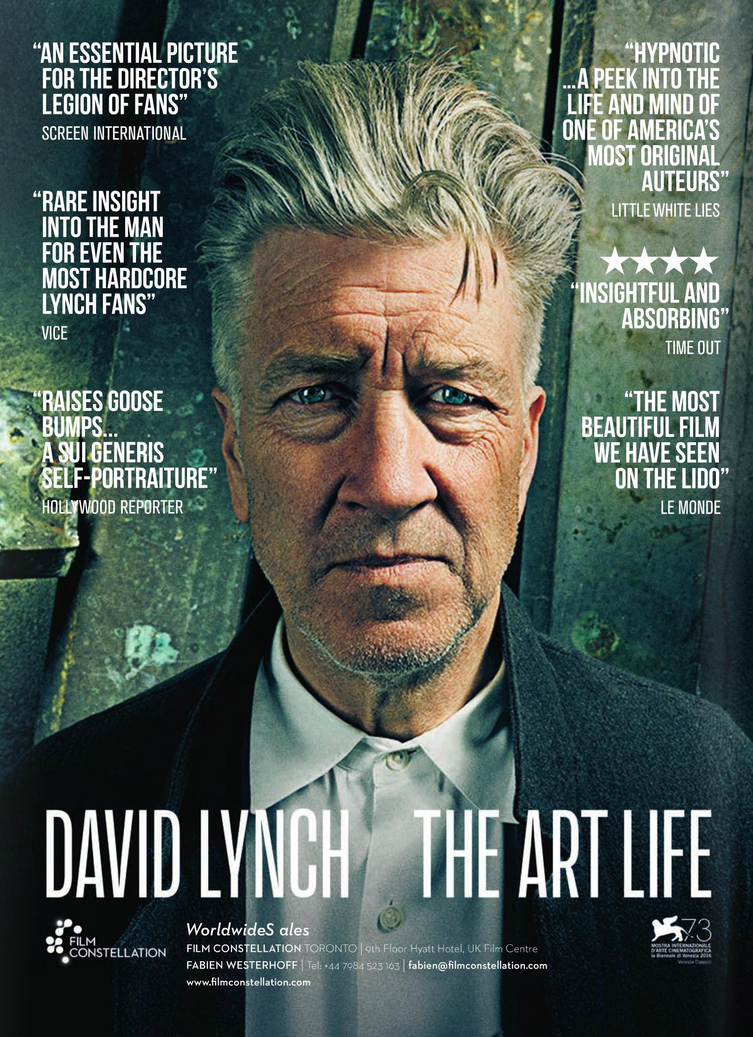 Постер фильма Дэвид Линч: Жизнь в искусстве | David Lynch The Art Life