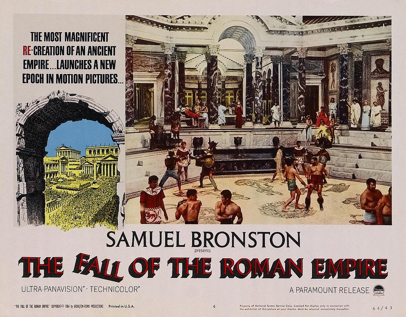 Постер фильма Падение Римской империи | Fall of the Roman Empire