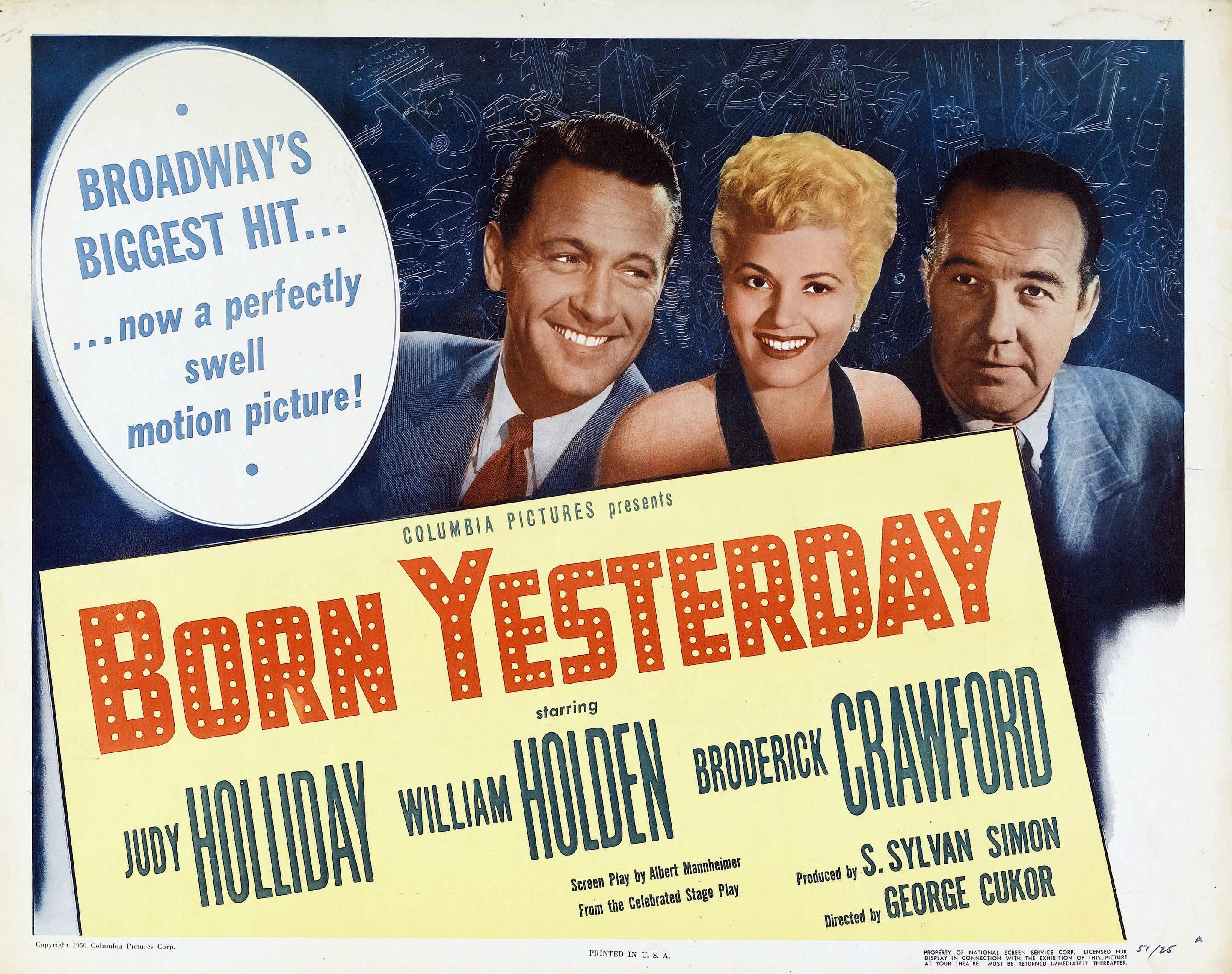 Постер фильма Рожденная вчера | Born Yesterday
