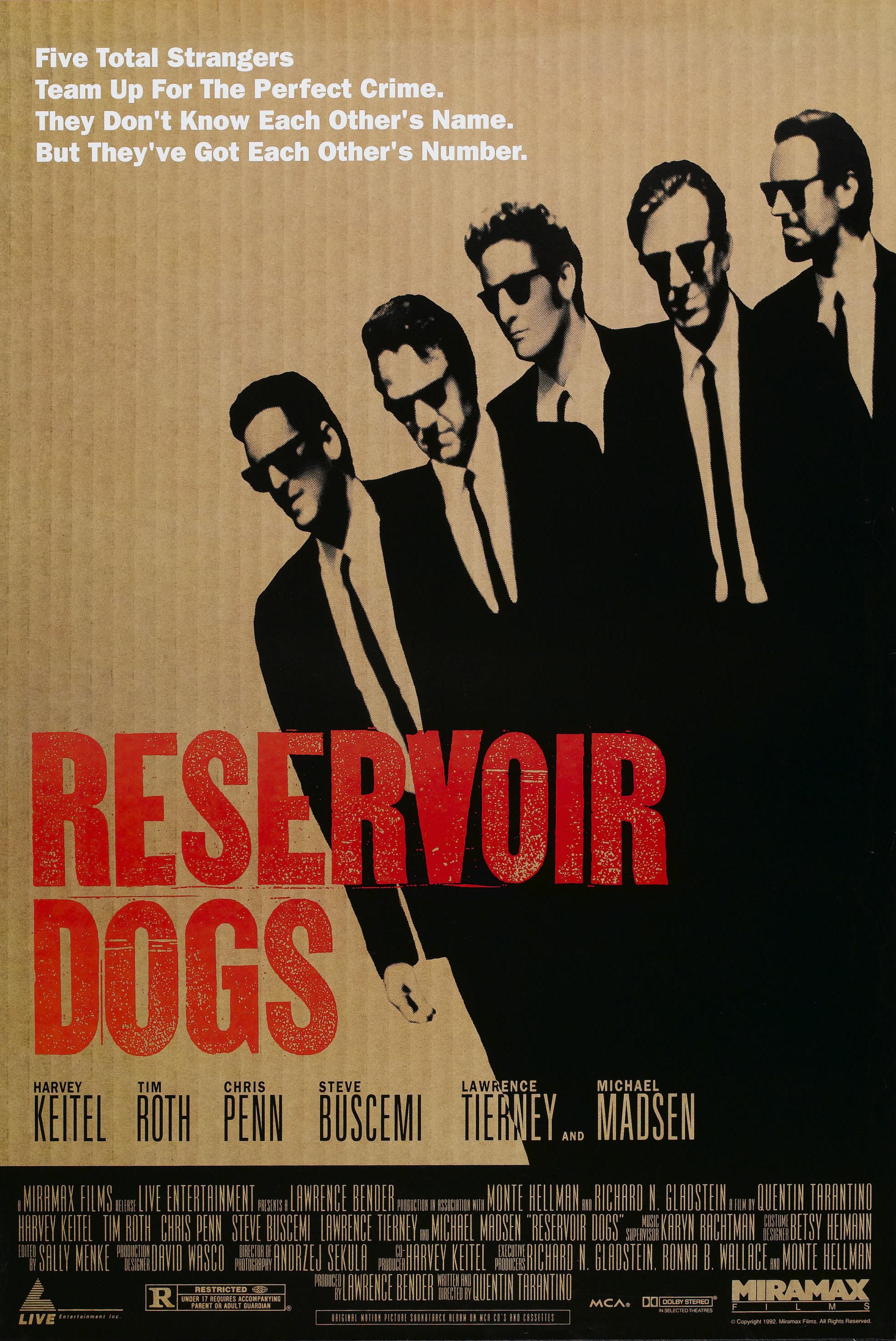 Постер фильма Бешеные псы | Reservoir Dogs