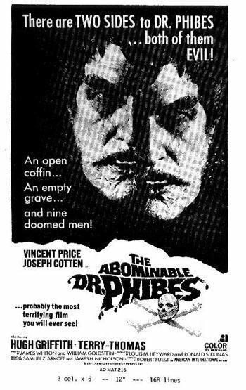 Постер фильма Abominable Dr. Phibes