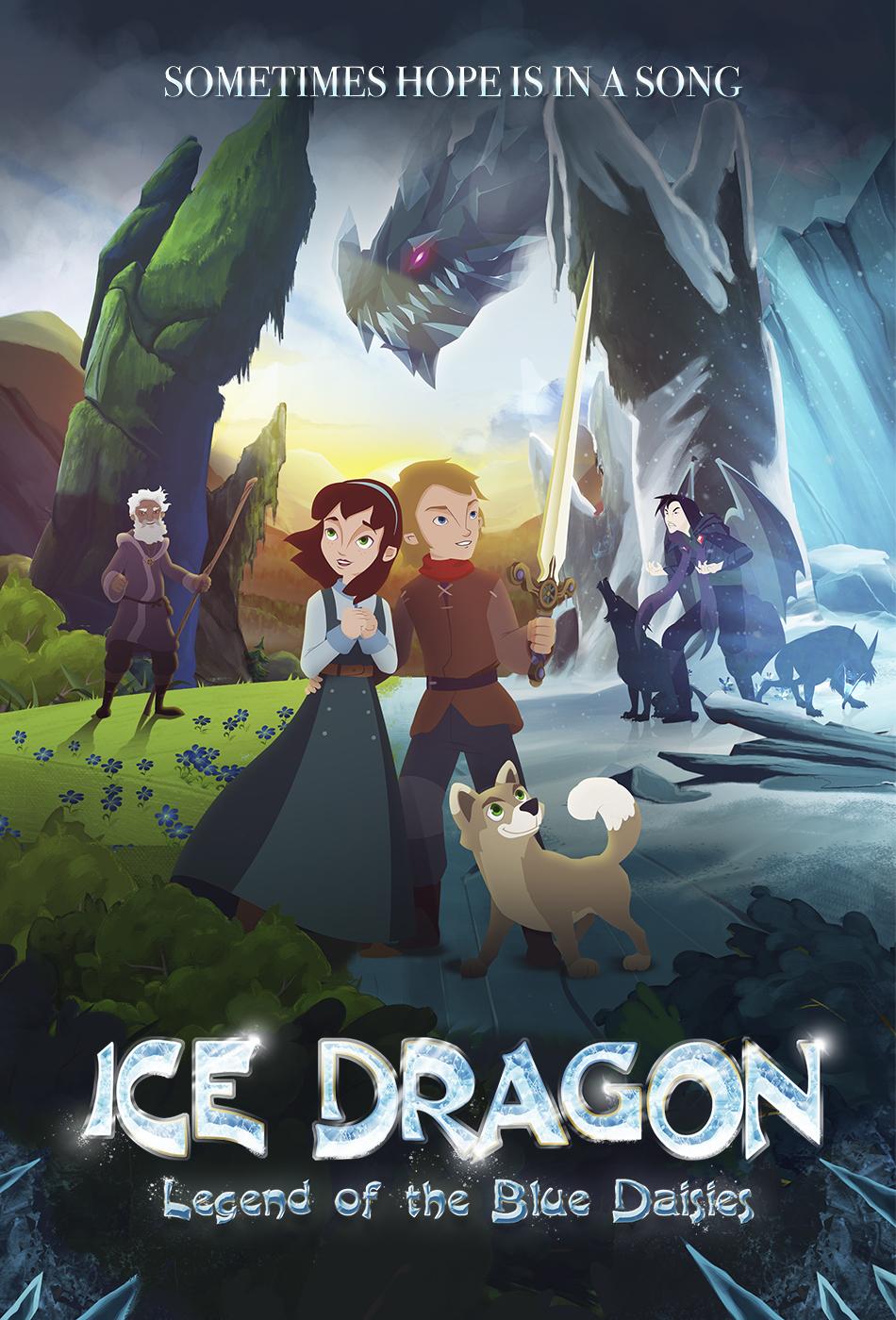 Постер фильма Ледяной дракон, или Легенда о синих цветах | Ice Dragon: Legend of the Blue Daisies