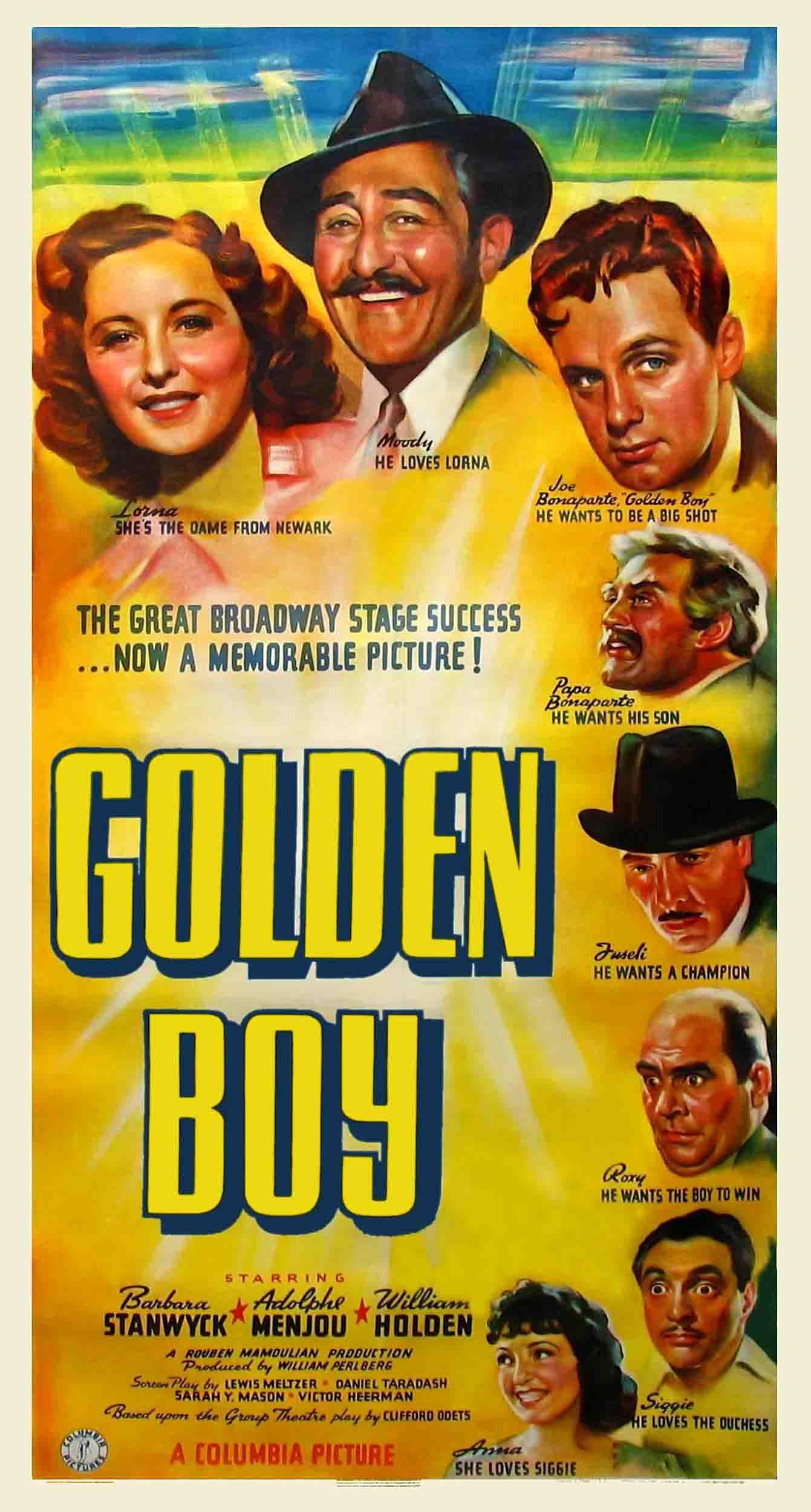 Постер фильма Золотой мальчик | Golden Boy