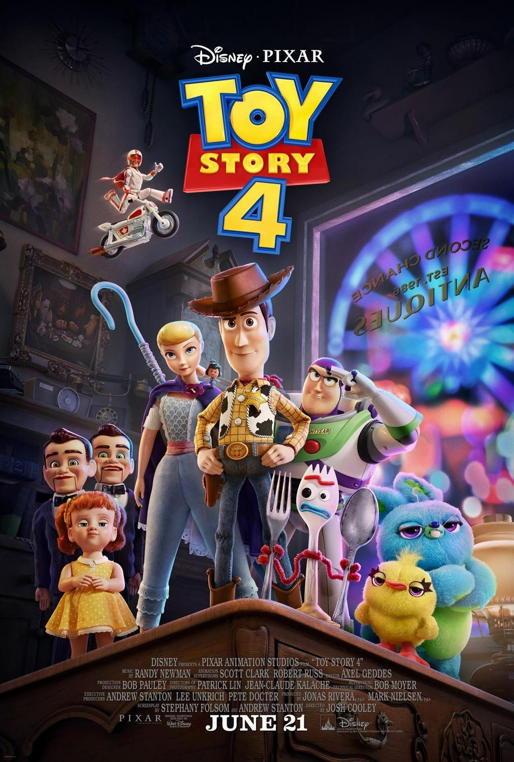 Постер фильма История игрушек 4 | Toy Story 4