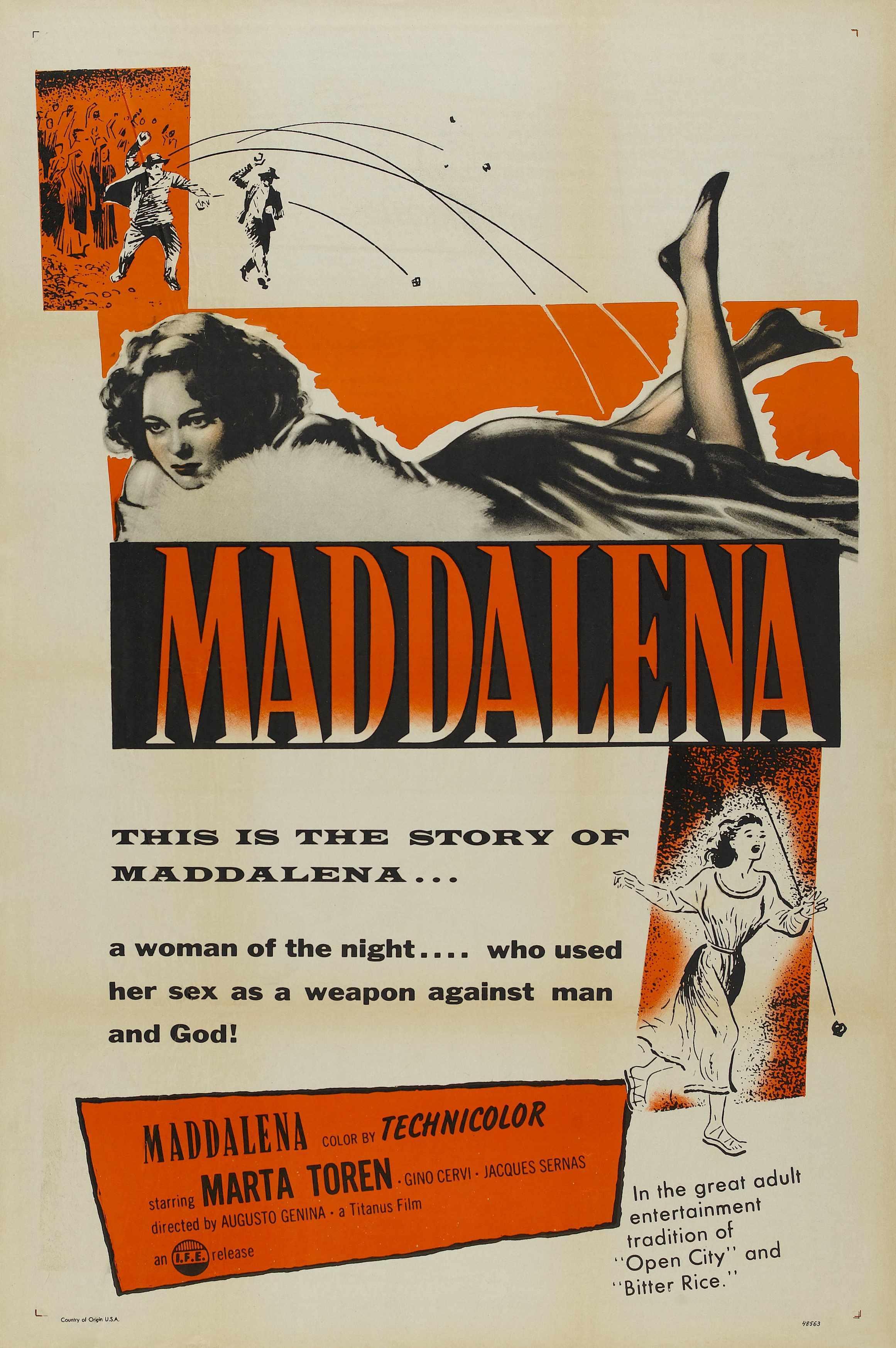 Постер фильма Maddalena