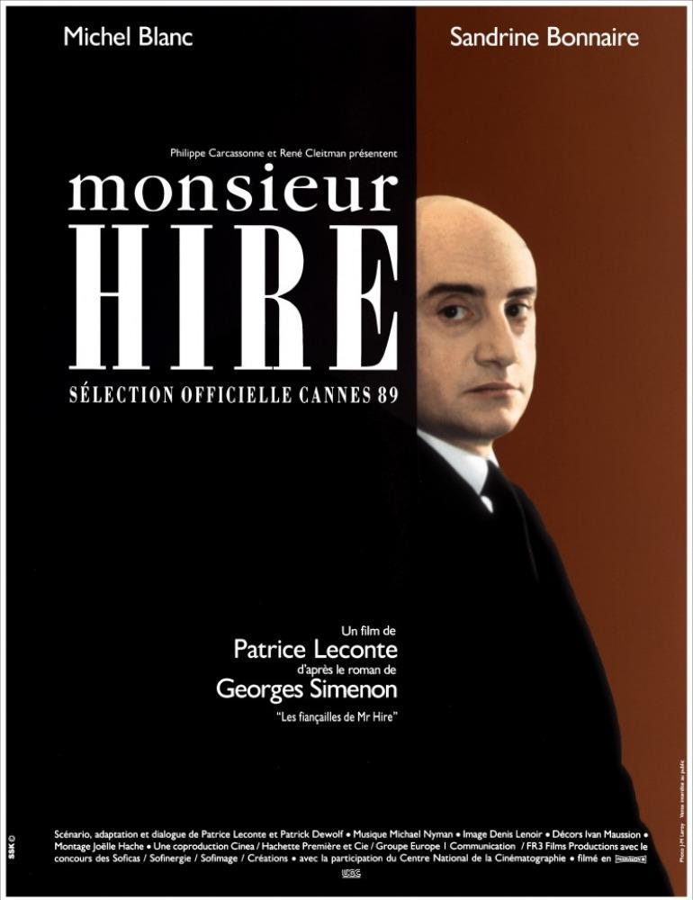 Постер фильма Мсье Ир | Monsieur Hire