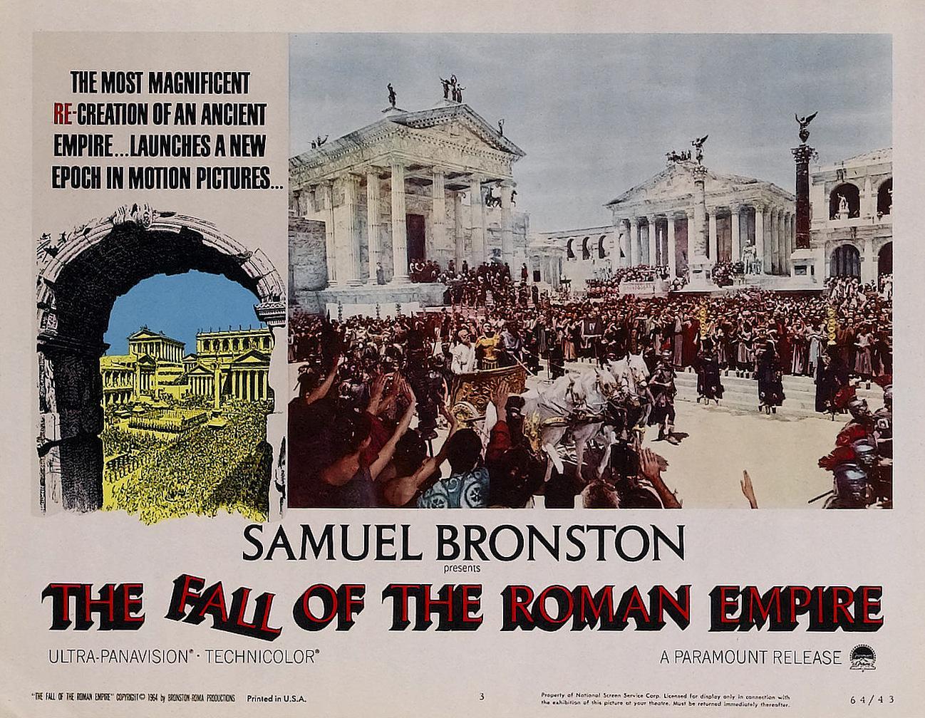 Постер фильма Падение Римской империи | Fall of the Roman Empire