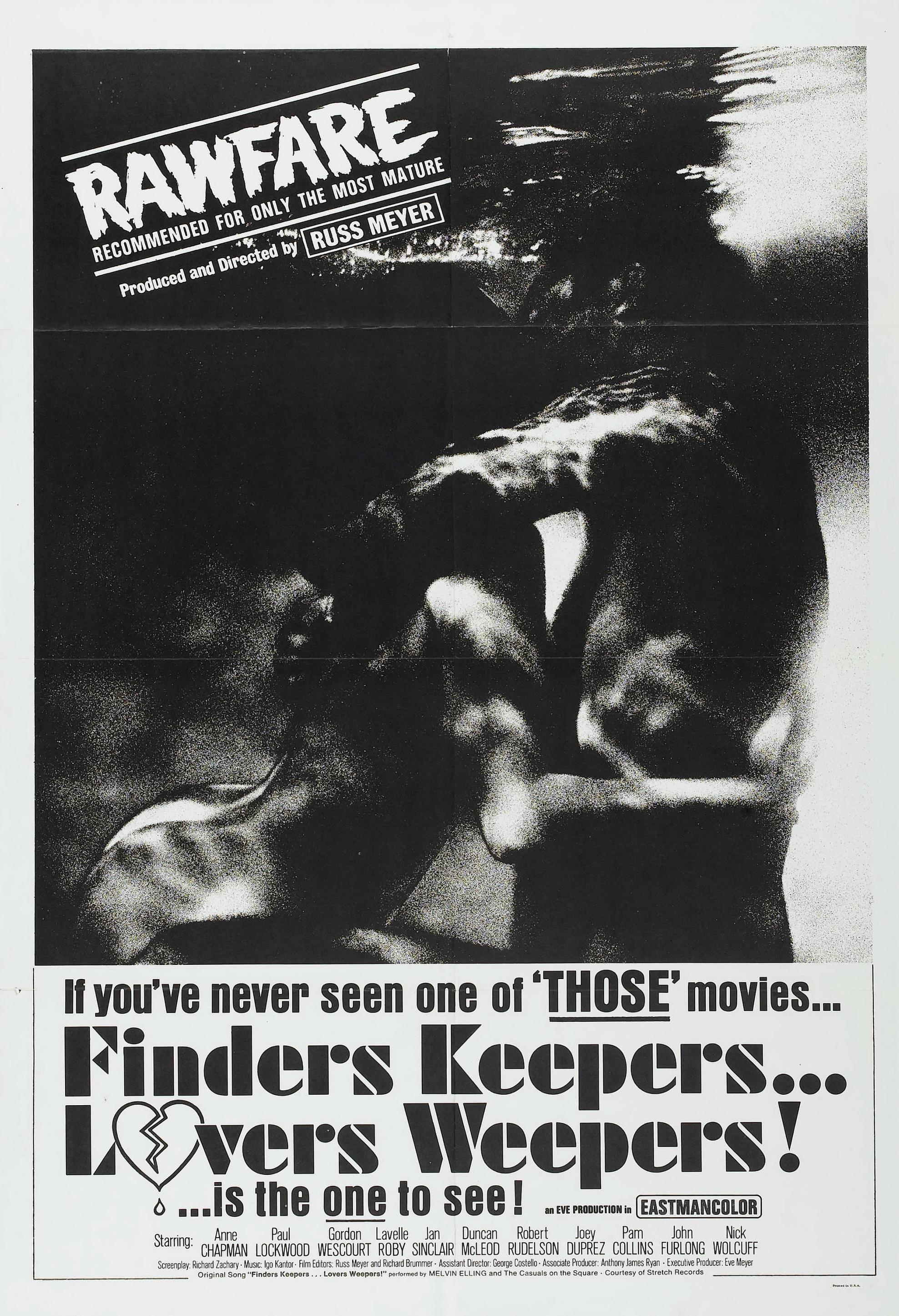 Постер фильма Finders Keepers, Lovers Weepers!