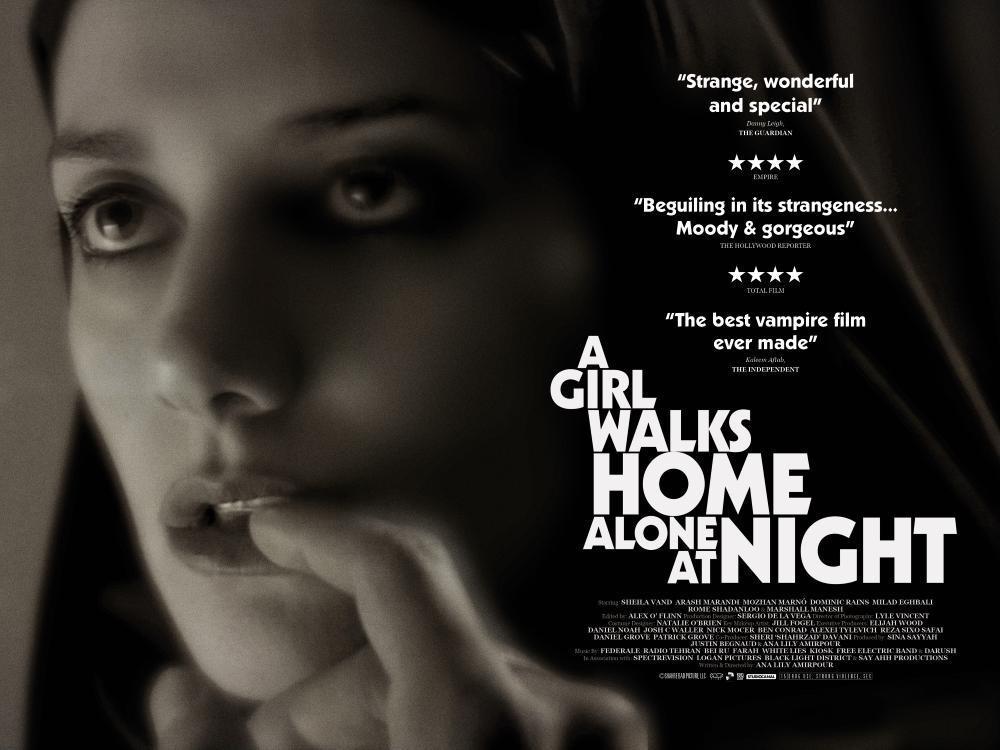 Постер фильма Девушка возвращается одна ночью домой | A Girl Walks Home Alone at Night