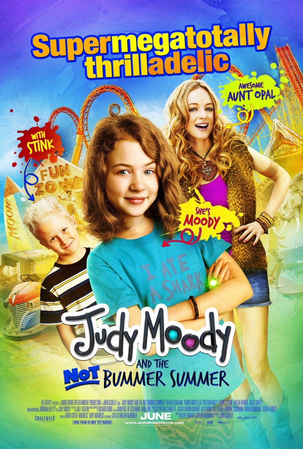 Постер фильма Джуди Муди и нелентяйское лето | Judy Moody and the Not Bummer Summer