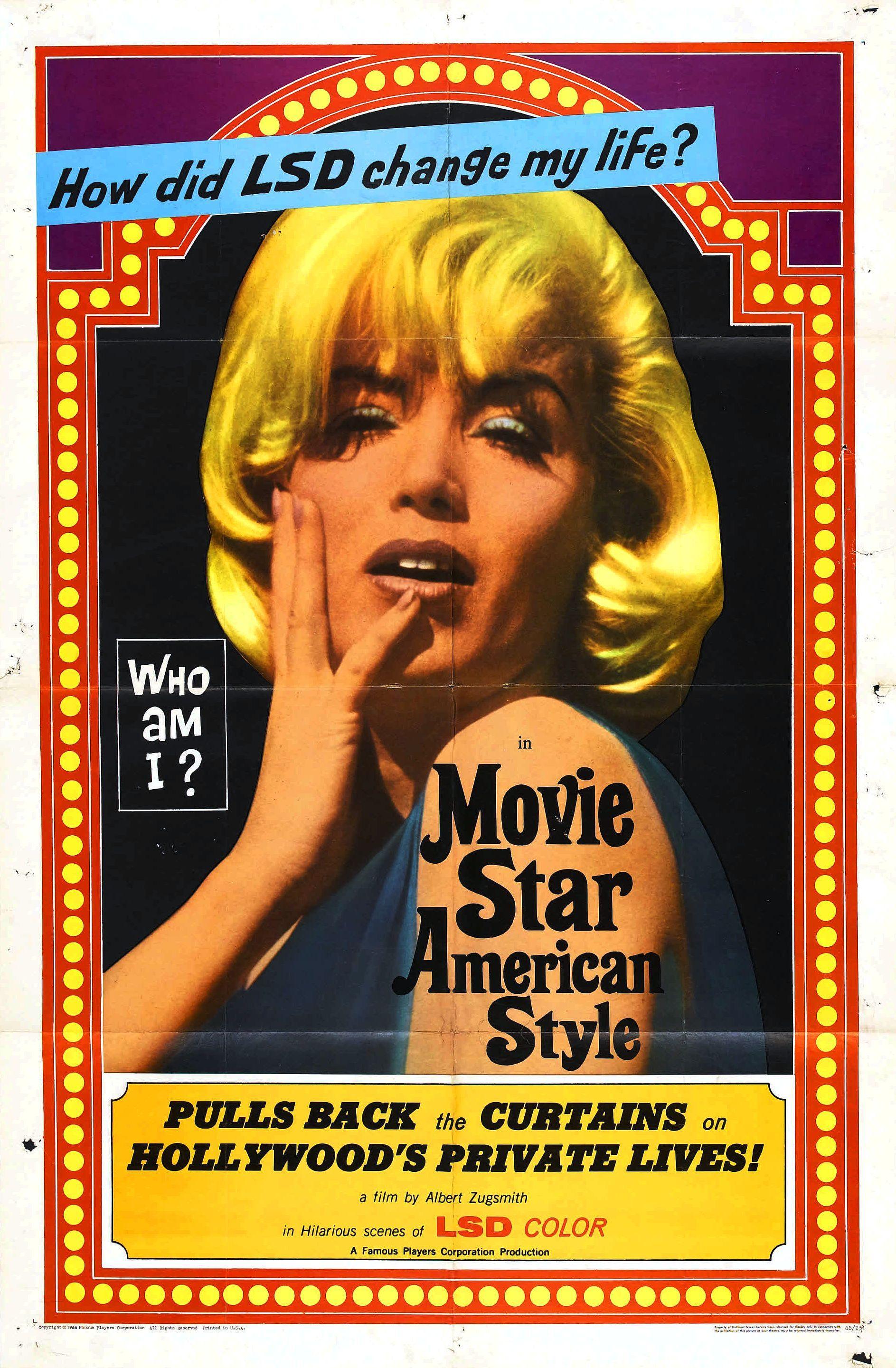 Постер фильма Movie Star, American Style or; LSD, I Hate You
